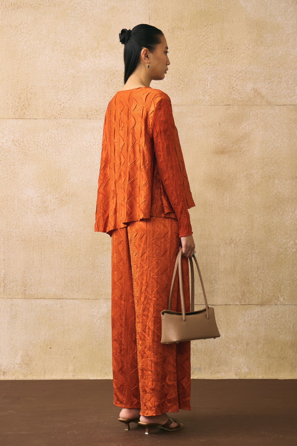 Orange Elina Co-ord Set