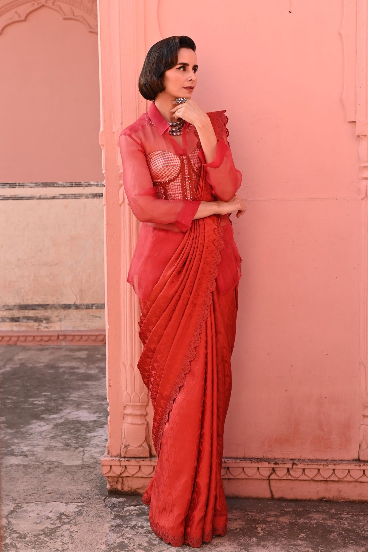 O Haseena Tanchoi Saree