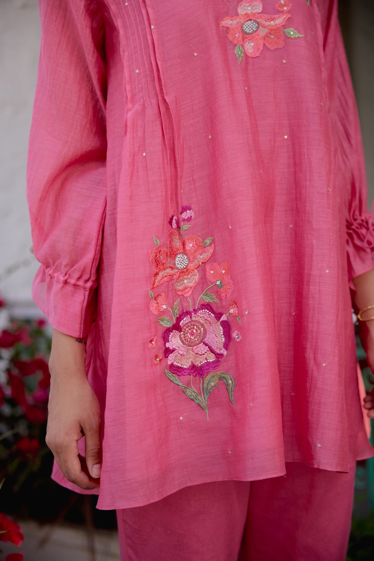 Pink Sweet Rose Cord Set