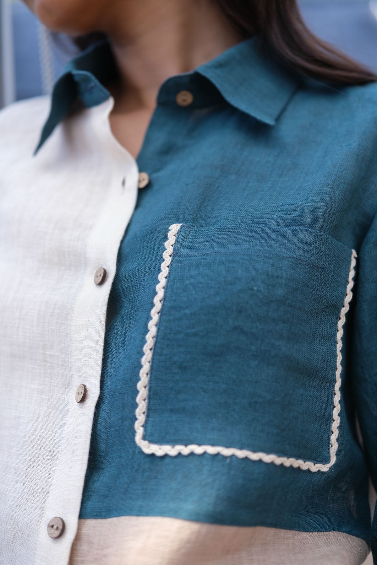 Teal Panel Co-ord Set