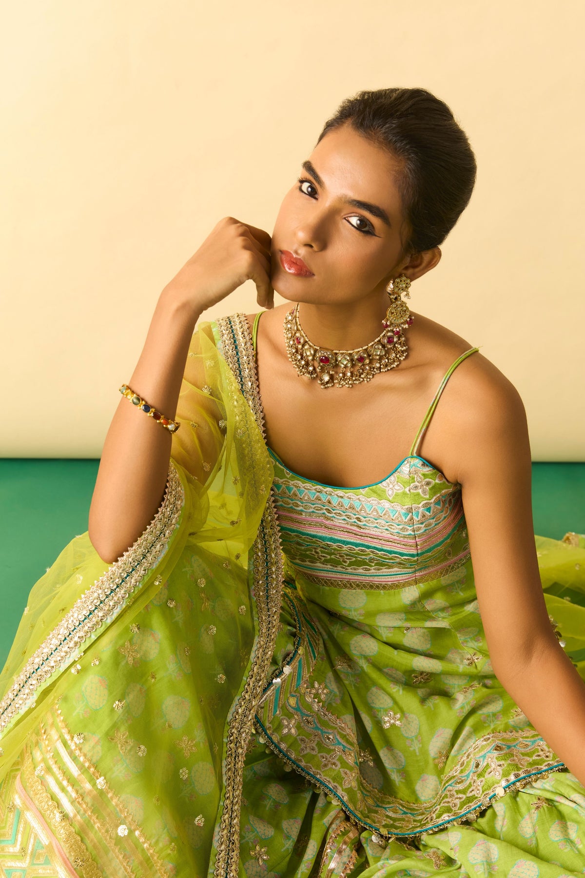 Dhriaa Strappy Sharara Set