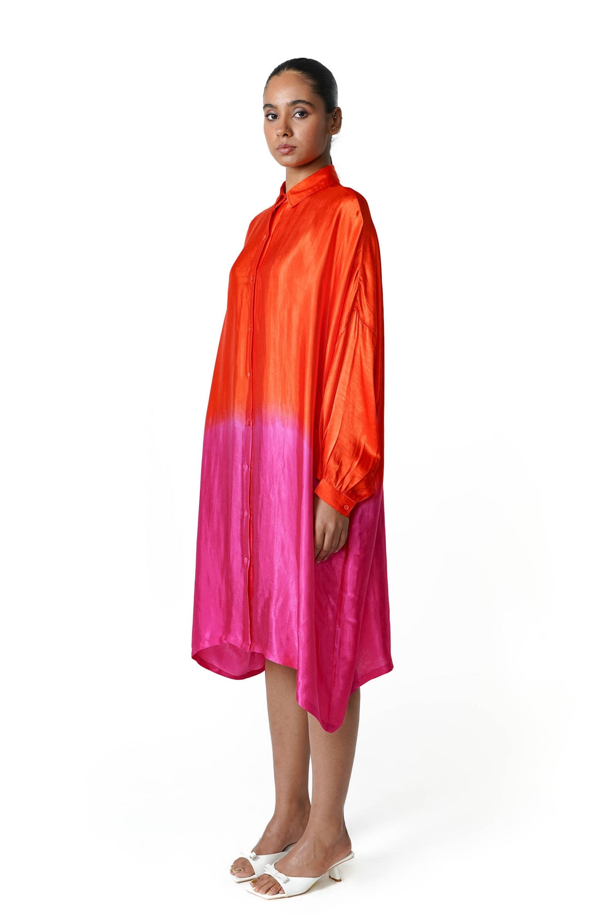Troipcal Rush Square Shirt Dress