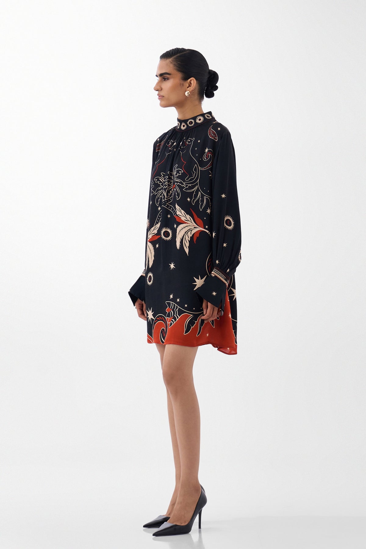 Amber Mini Nocturnal Jungle Dress