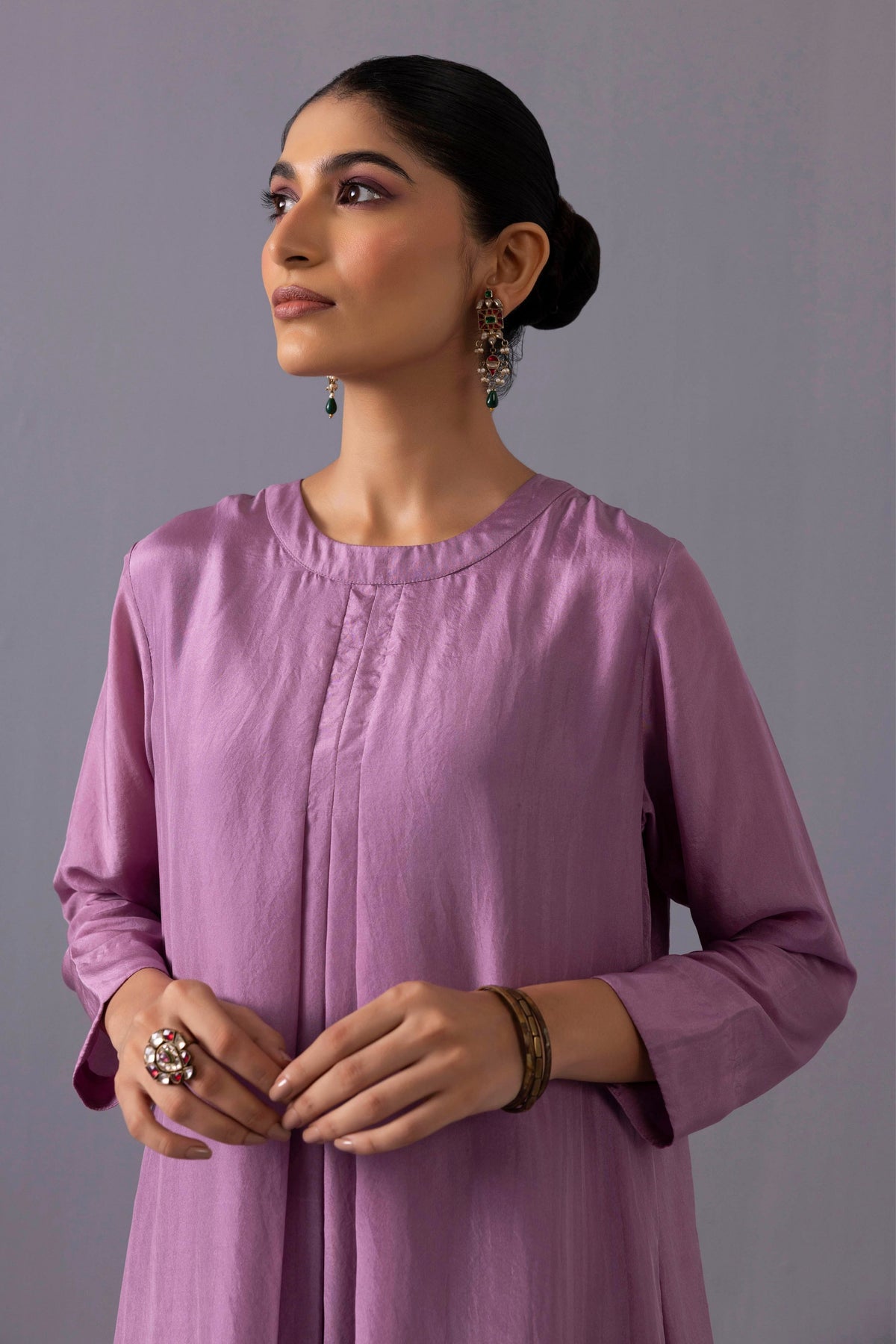 Maya Purple Kurta Set