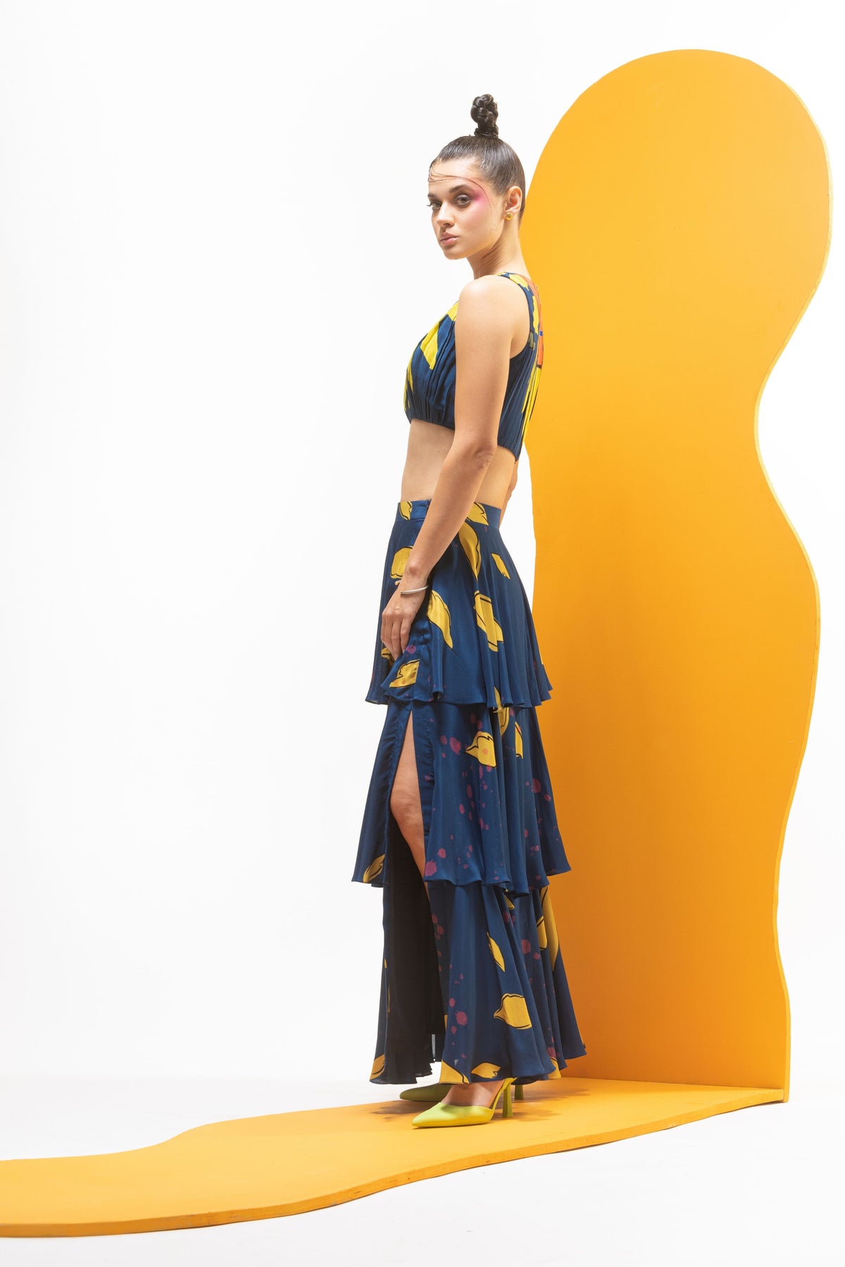 Why Not Blue Skirt Set