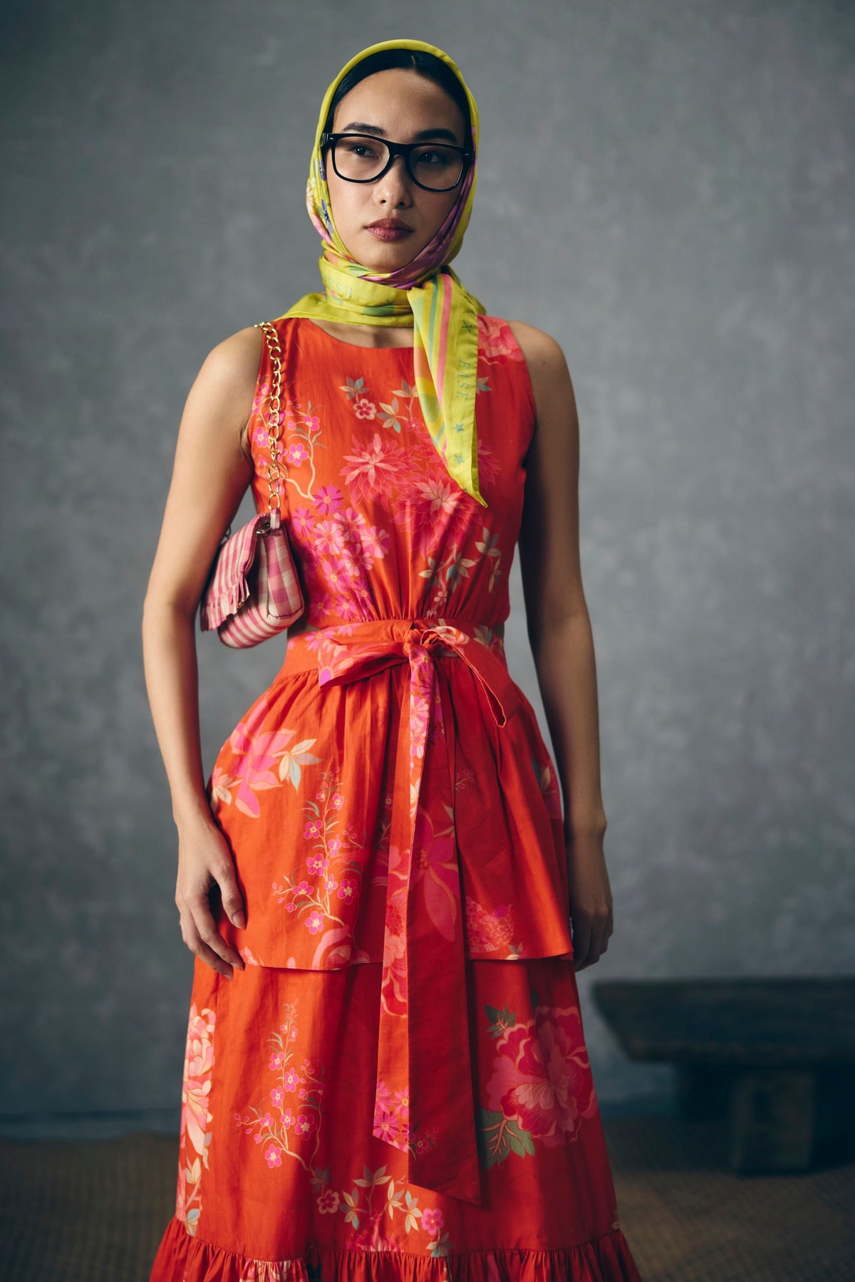 Selora Rust Dress