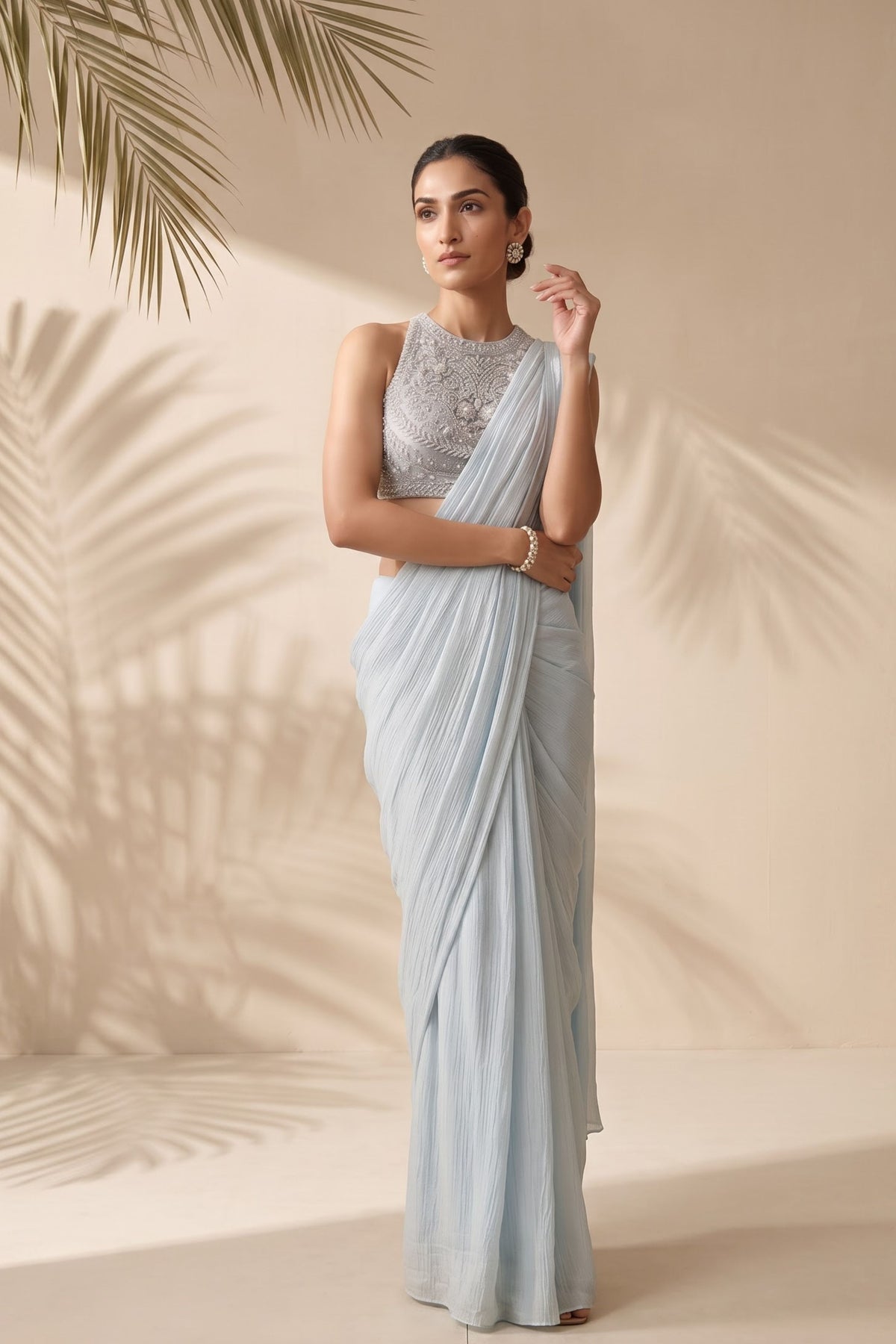 Seren Draped Saree Set