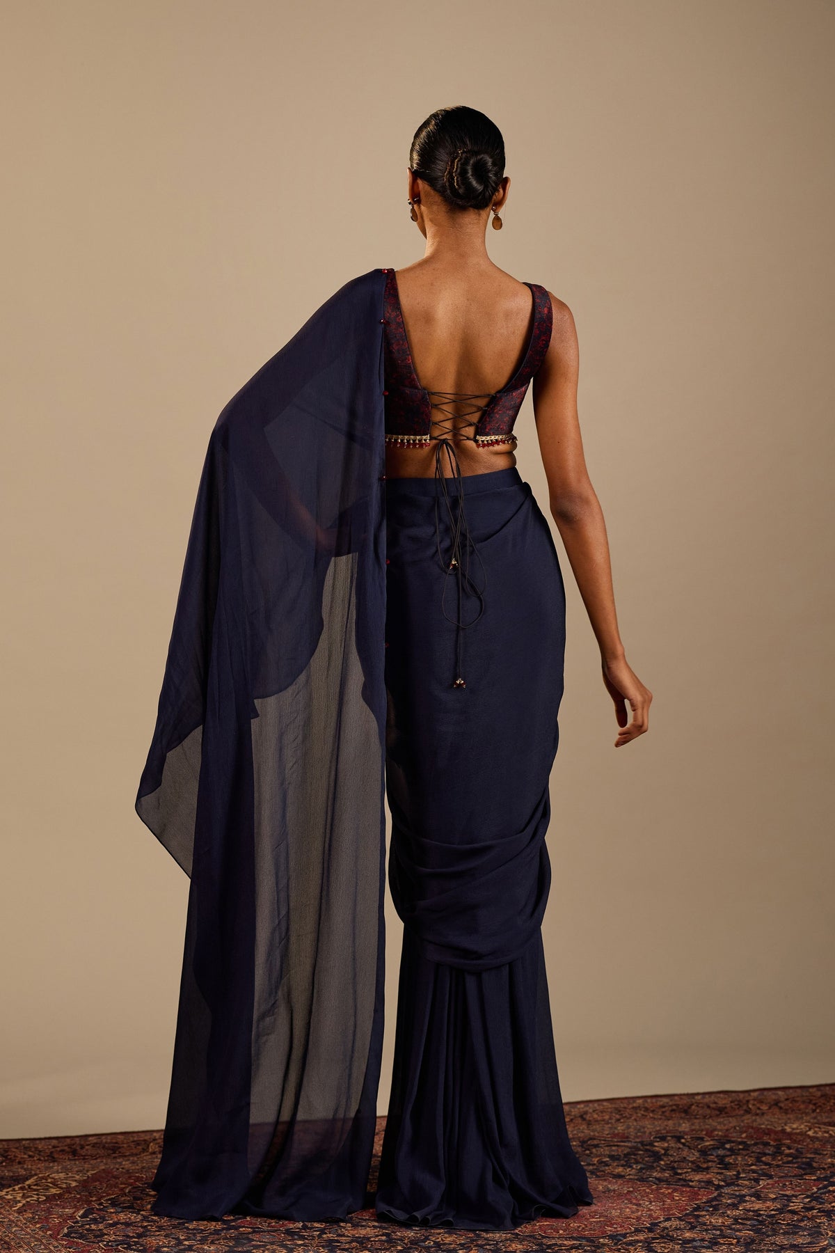 Vittoria Draped Saree Set