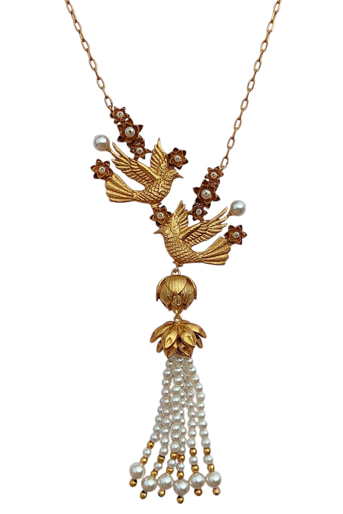 Panchee Pearl Taseel Neckalce