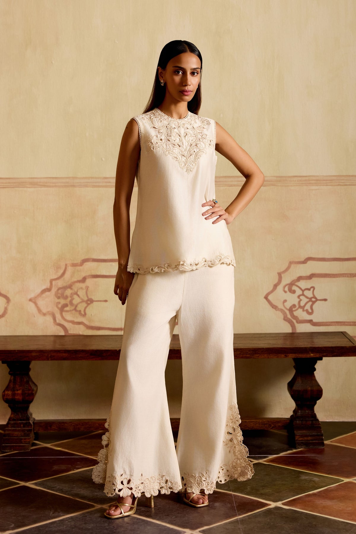 Ivory Embroidered Jacket