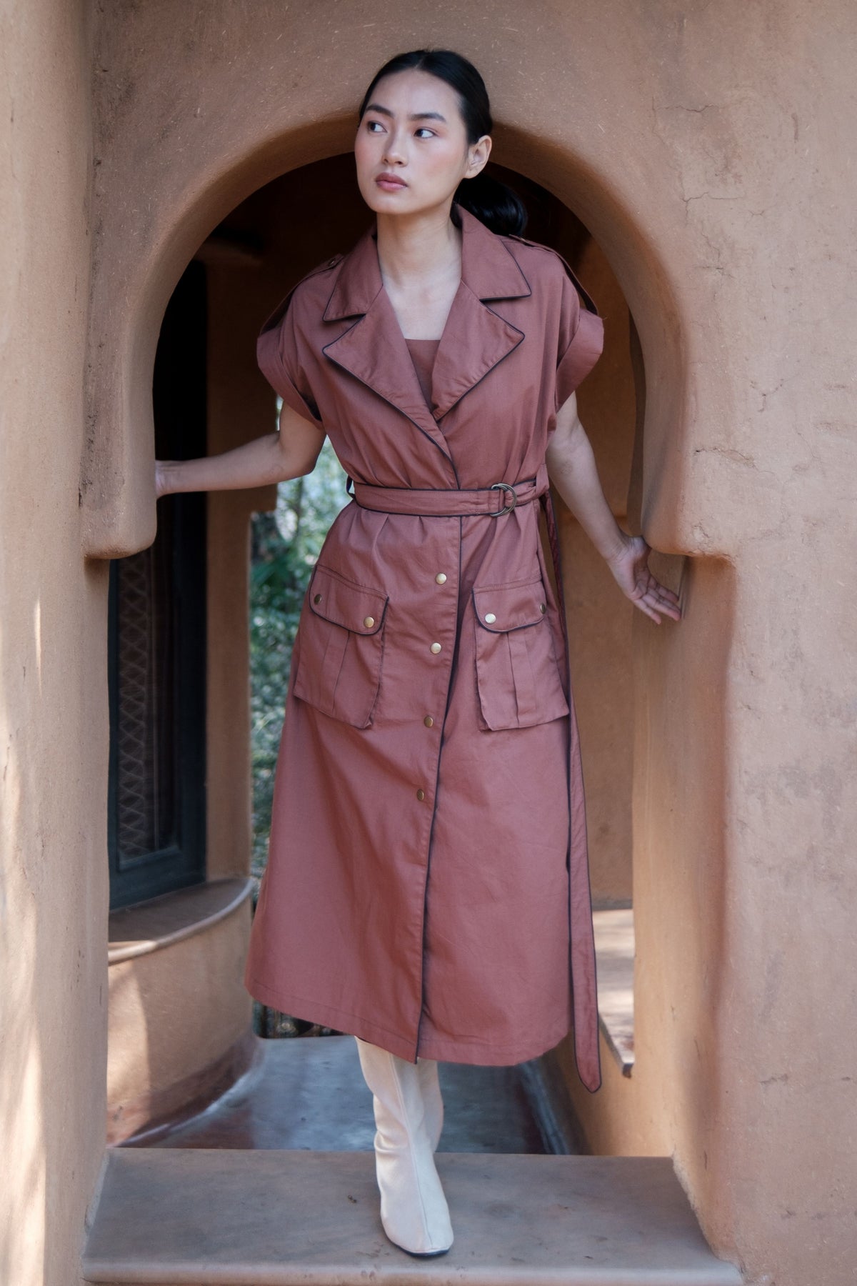 Copper Harajuku Trench