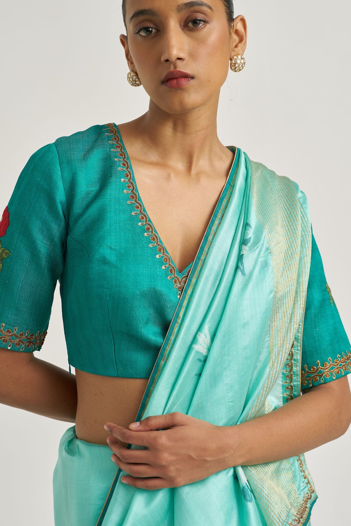 Anvika Black Saree