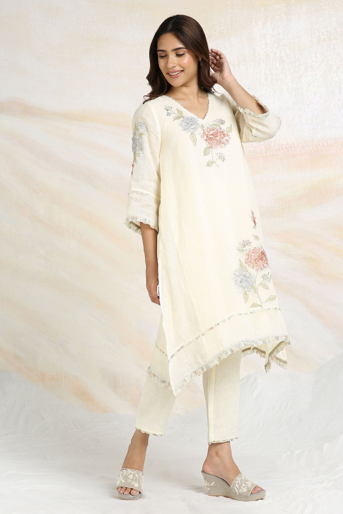 Hydrangea Kurta And Pants