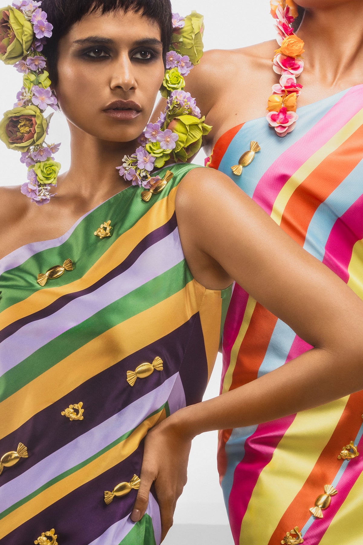 The Tutti Fruity Candy Stripe Dress