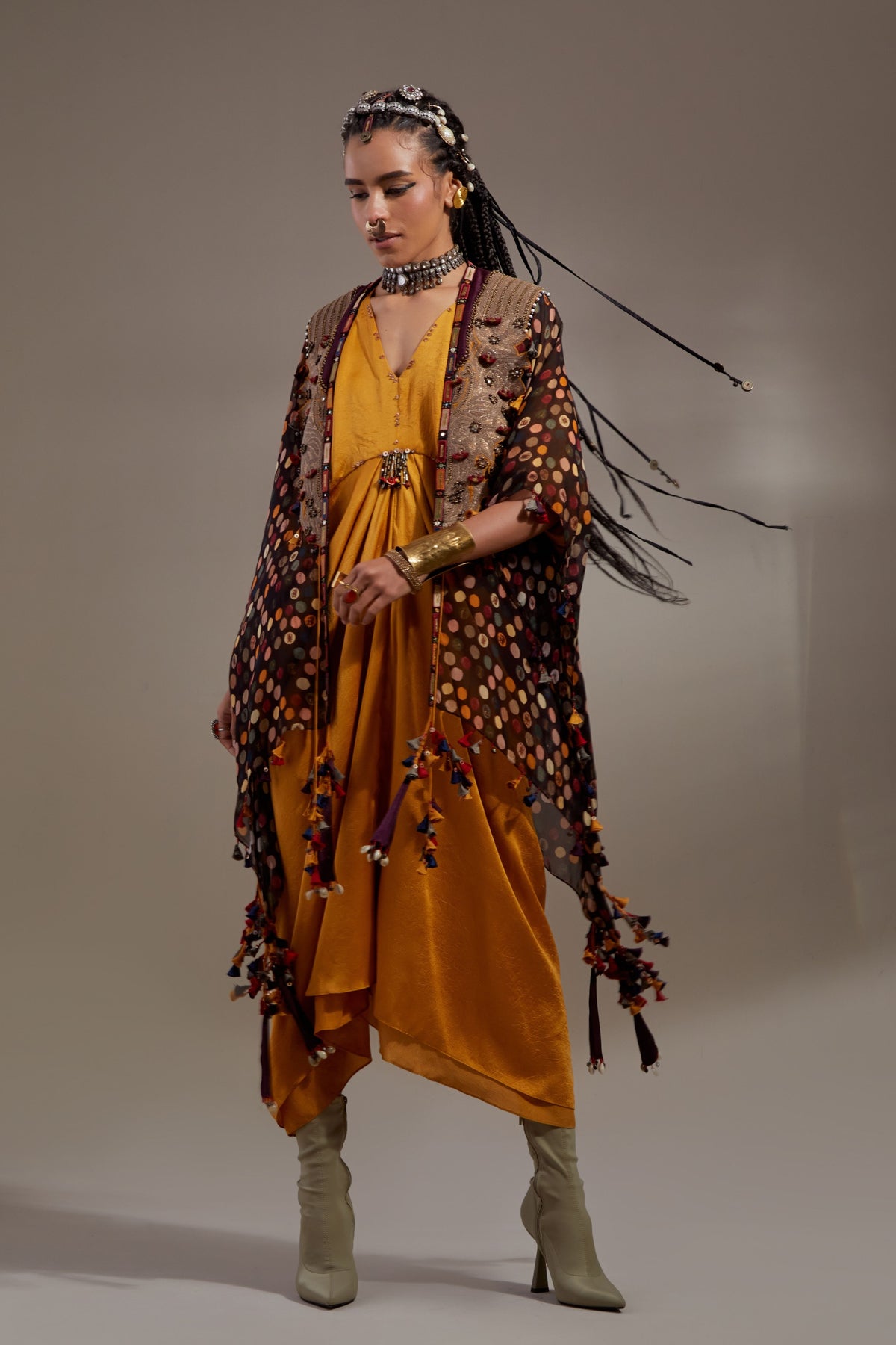 Veni Dupatta Jacket Set