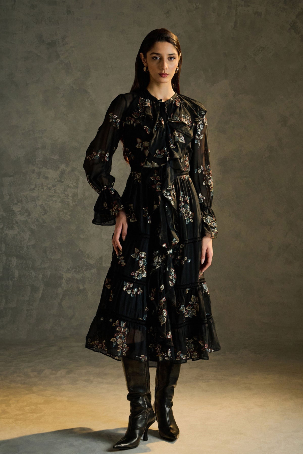 Soleil Embroidered Dress