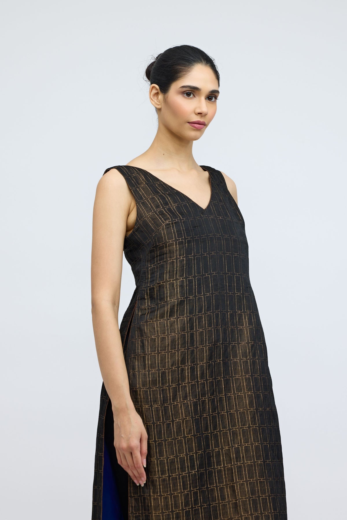 Phalguni Handwoven Brocade Kurta Set