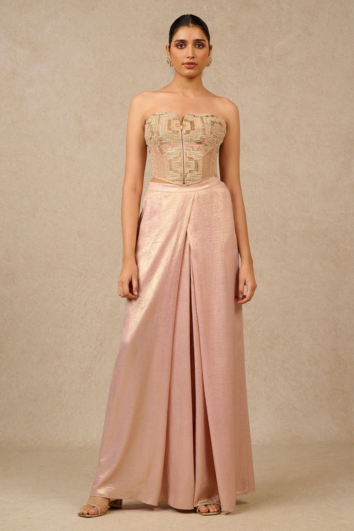 Blush Corset Co-ord Set