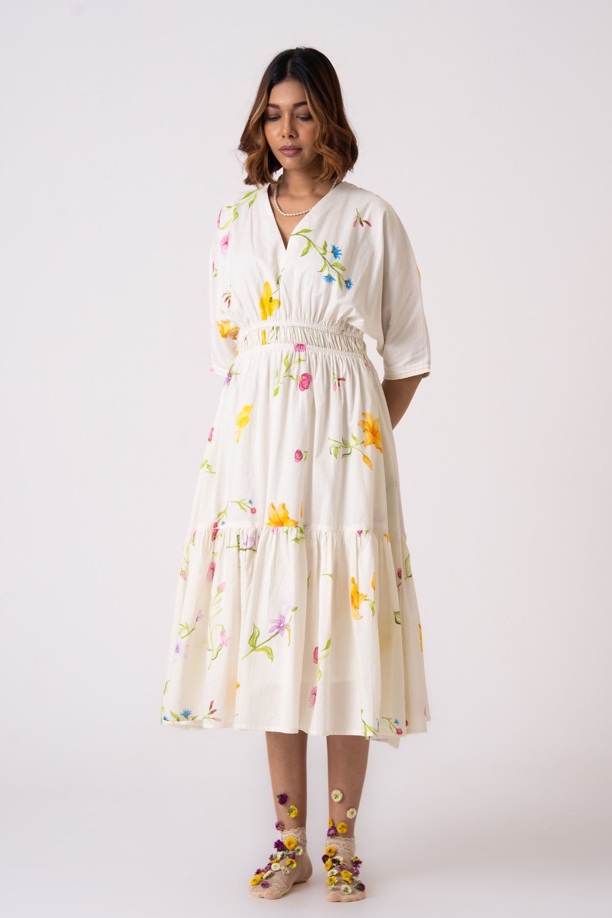 Noor Floral Elegance Dress