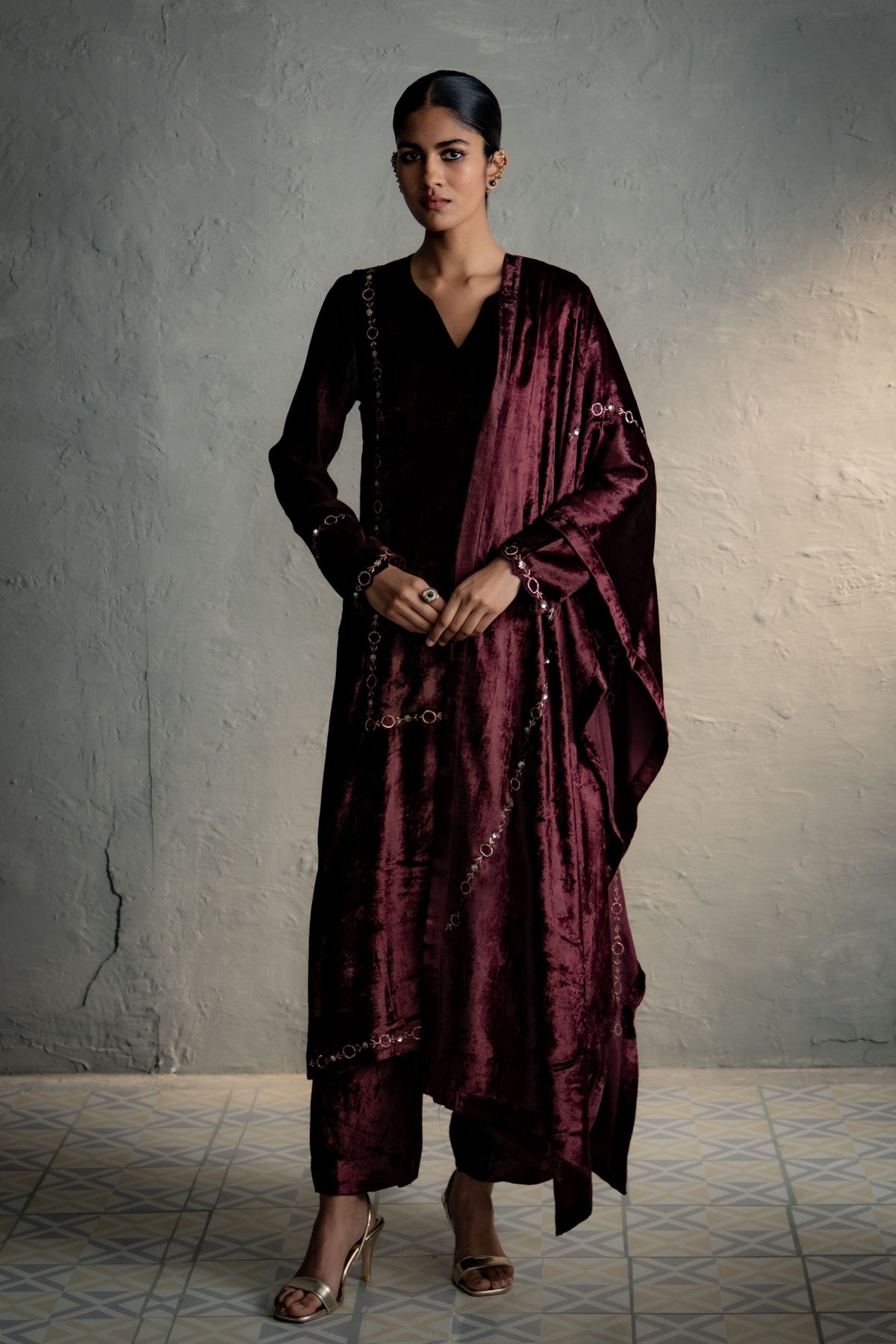 Maaya Brown Kurta Set