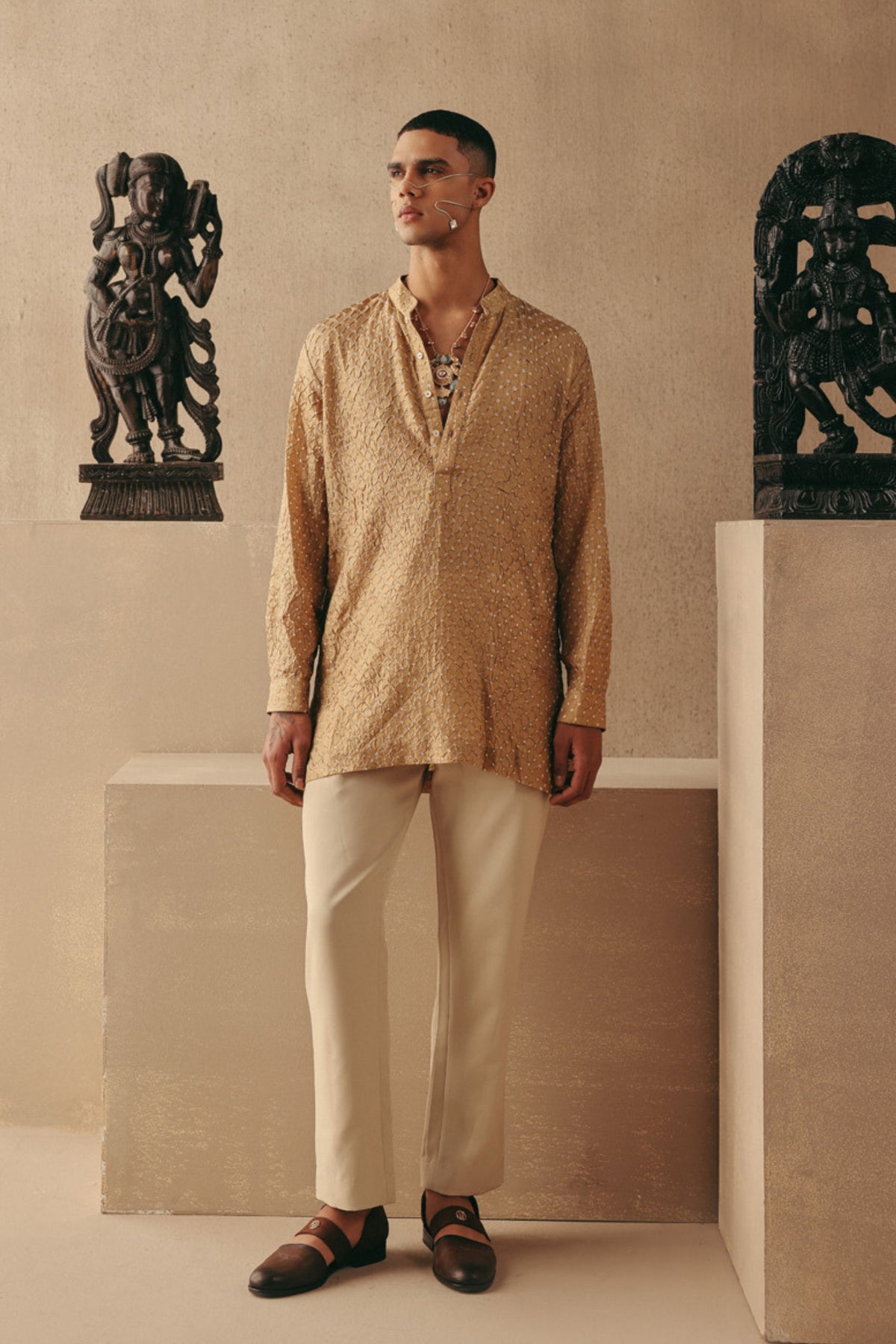 Bandhani Short Kurta