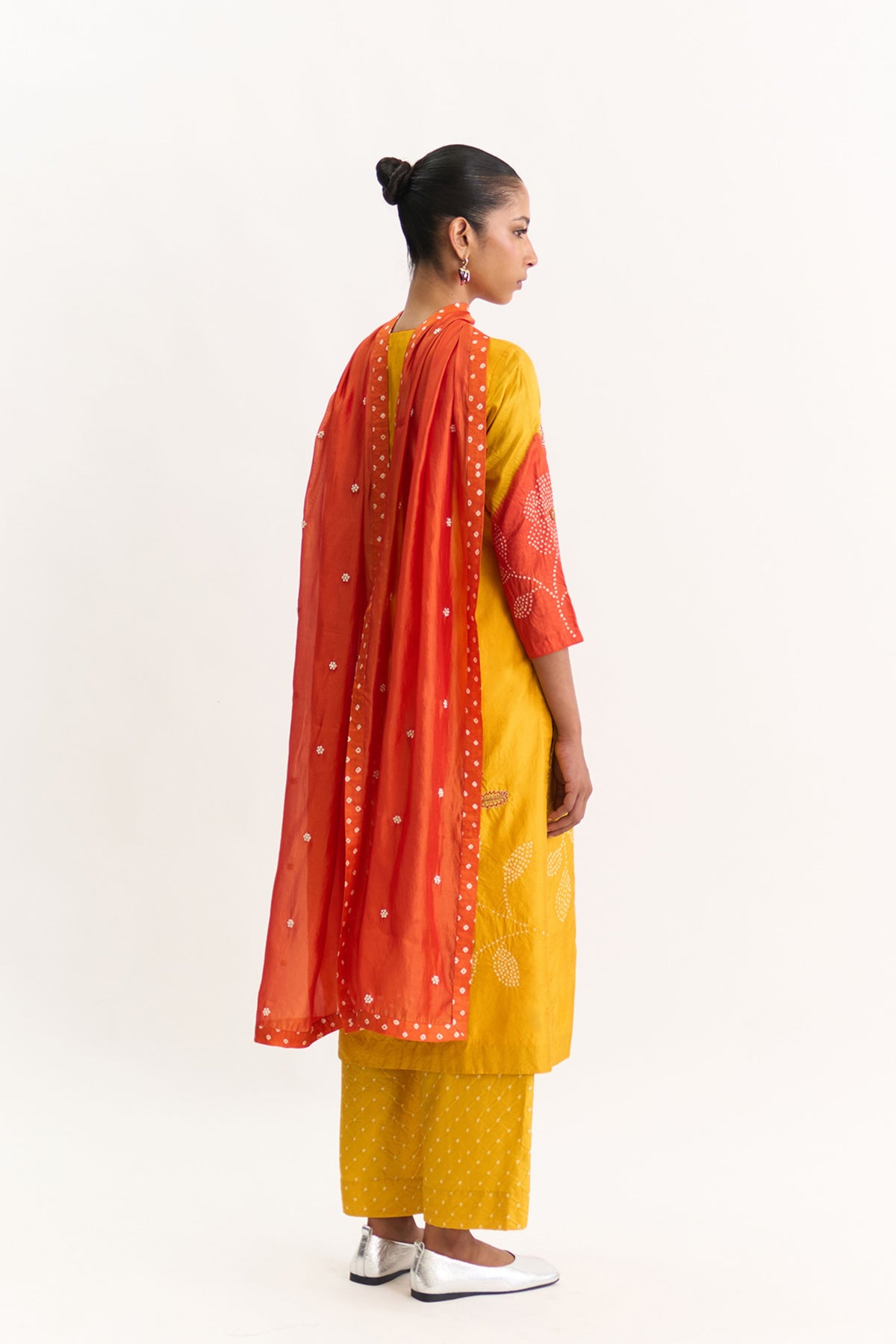Sakura Yellow Mustard Kurta Set