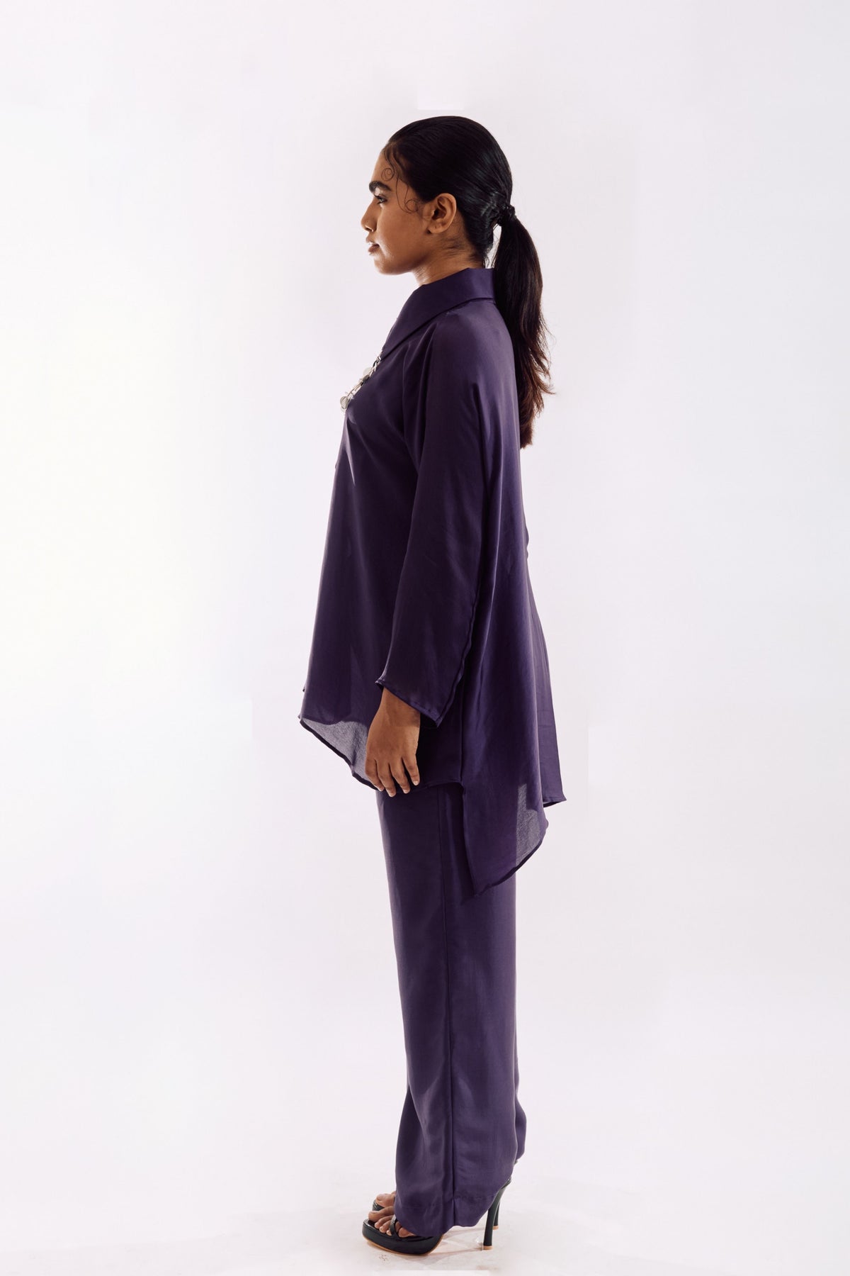 Purple Tassel Co-ord Set