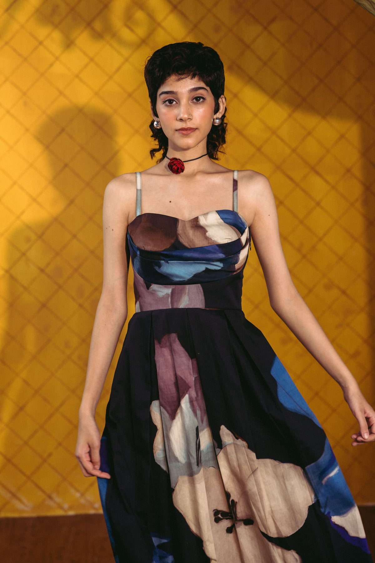 Rocco Cowl Bralette Dress