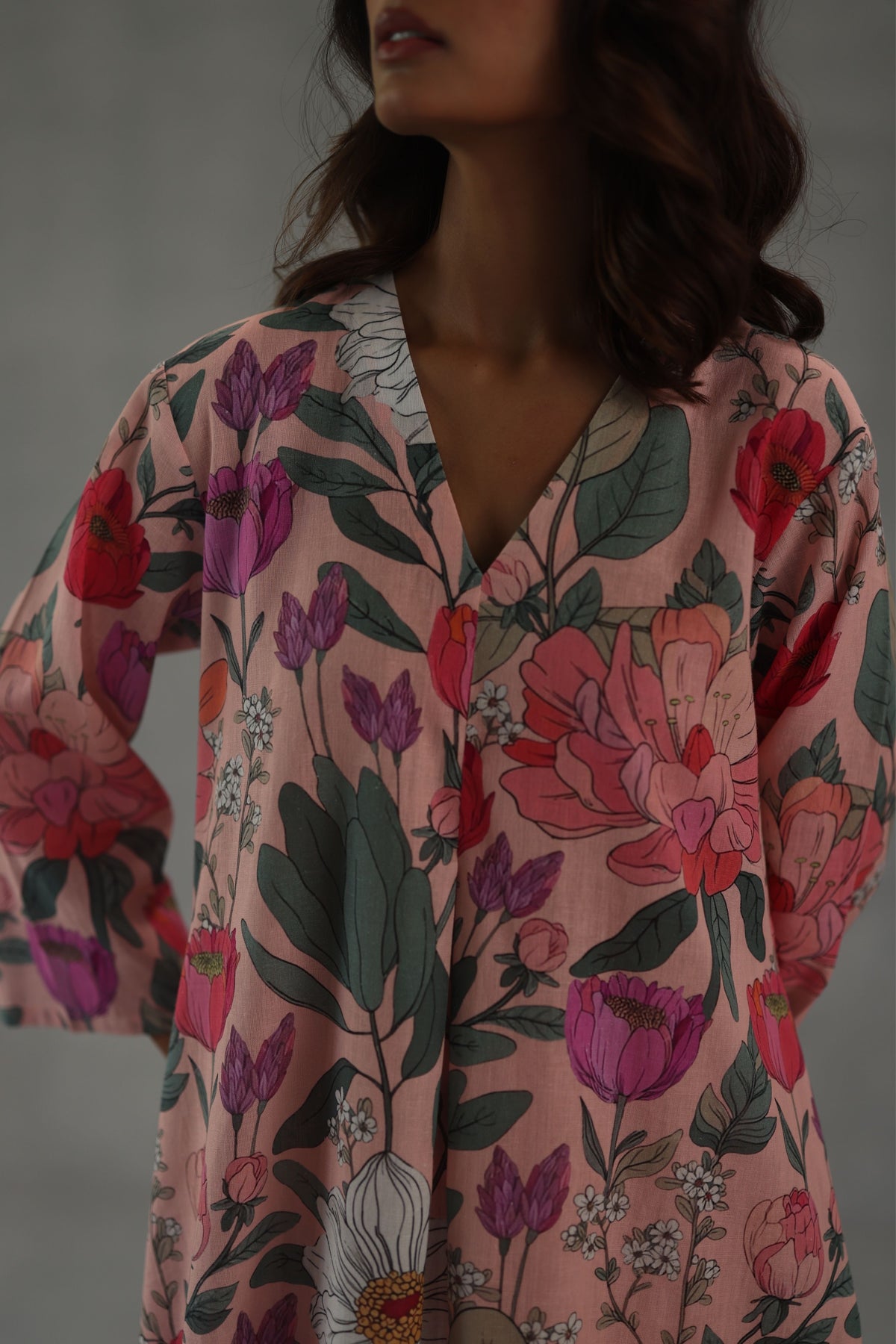 Pink Roseate Kurta Set