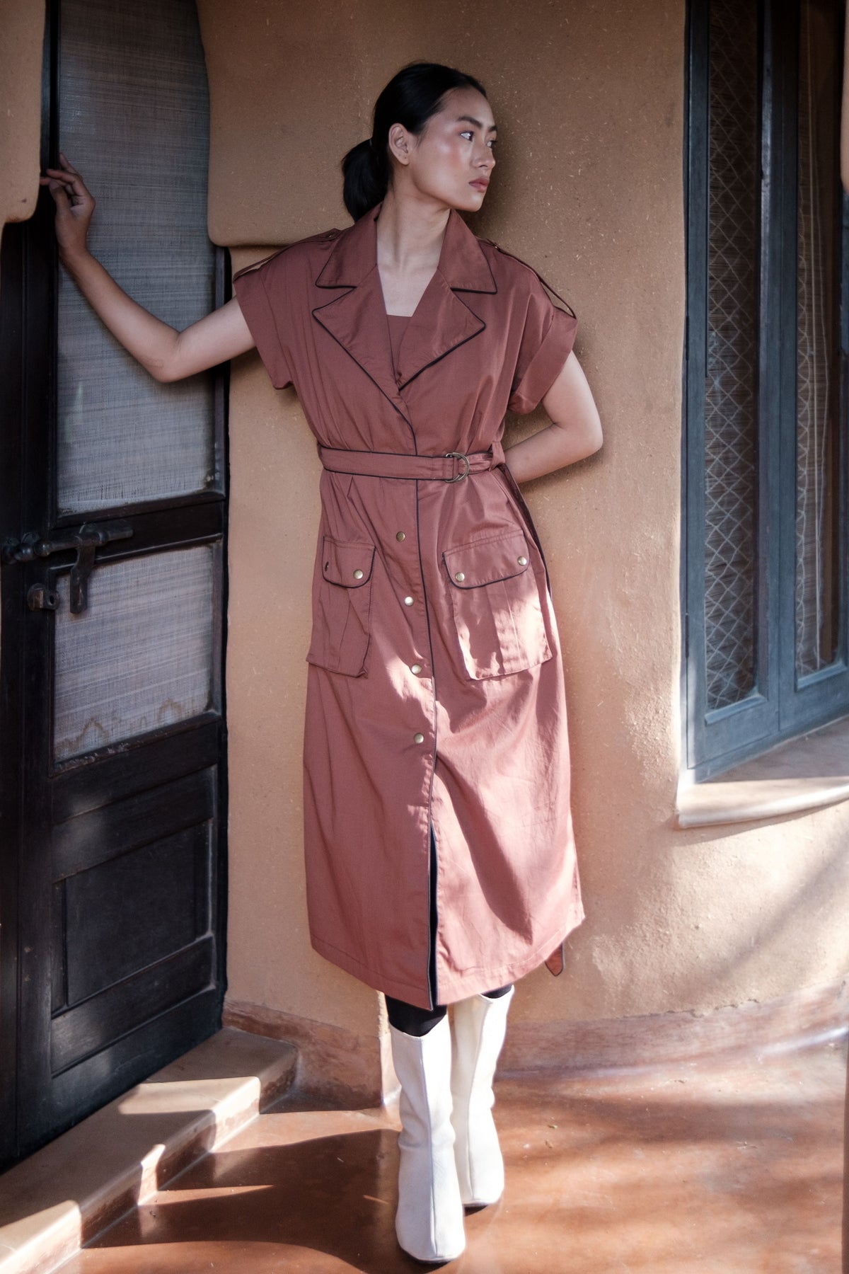 Copper Harajuku Trench