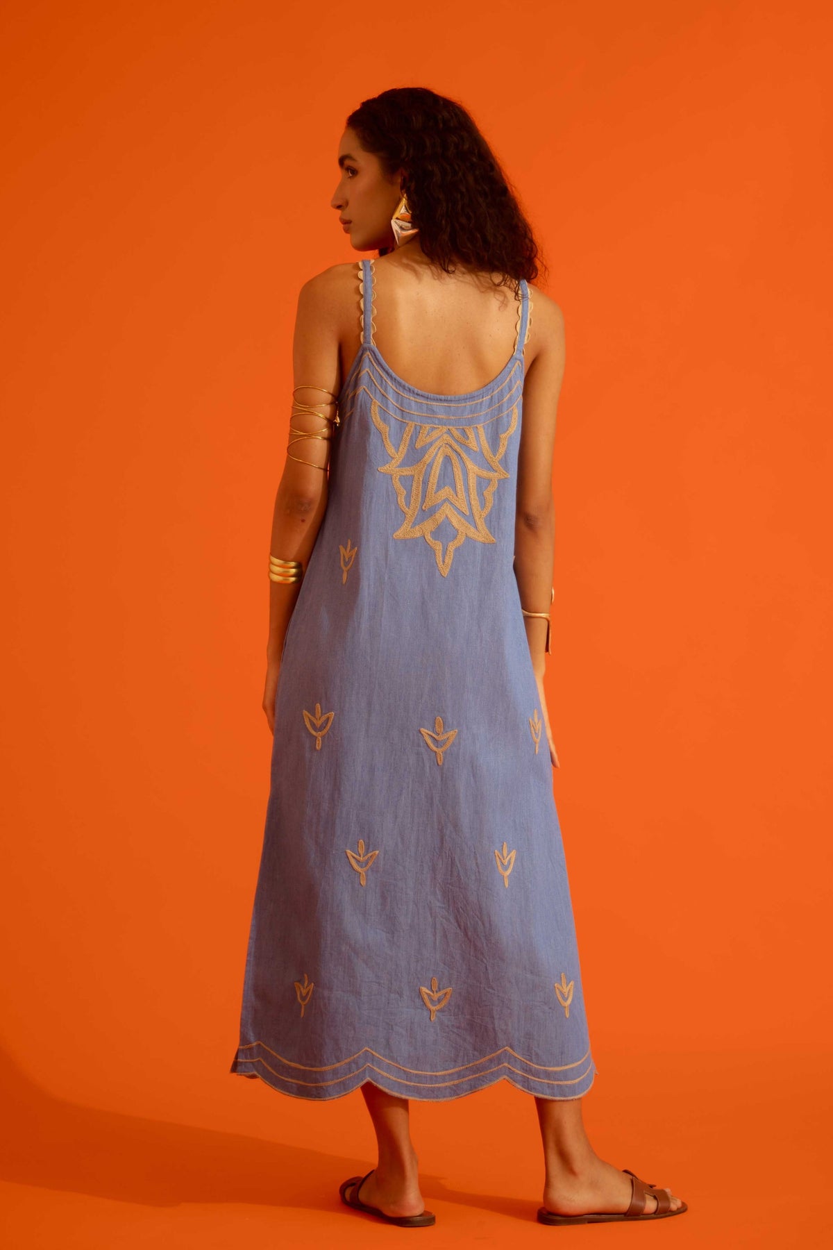 Blue Strappy Dress
