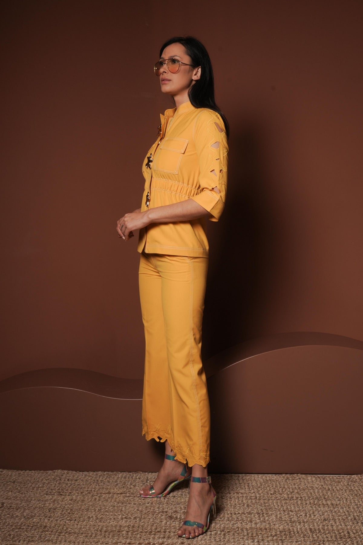 Jacket Set With Star Button