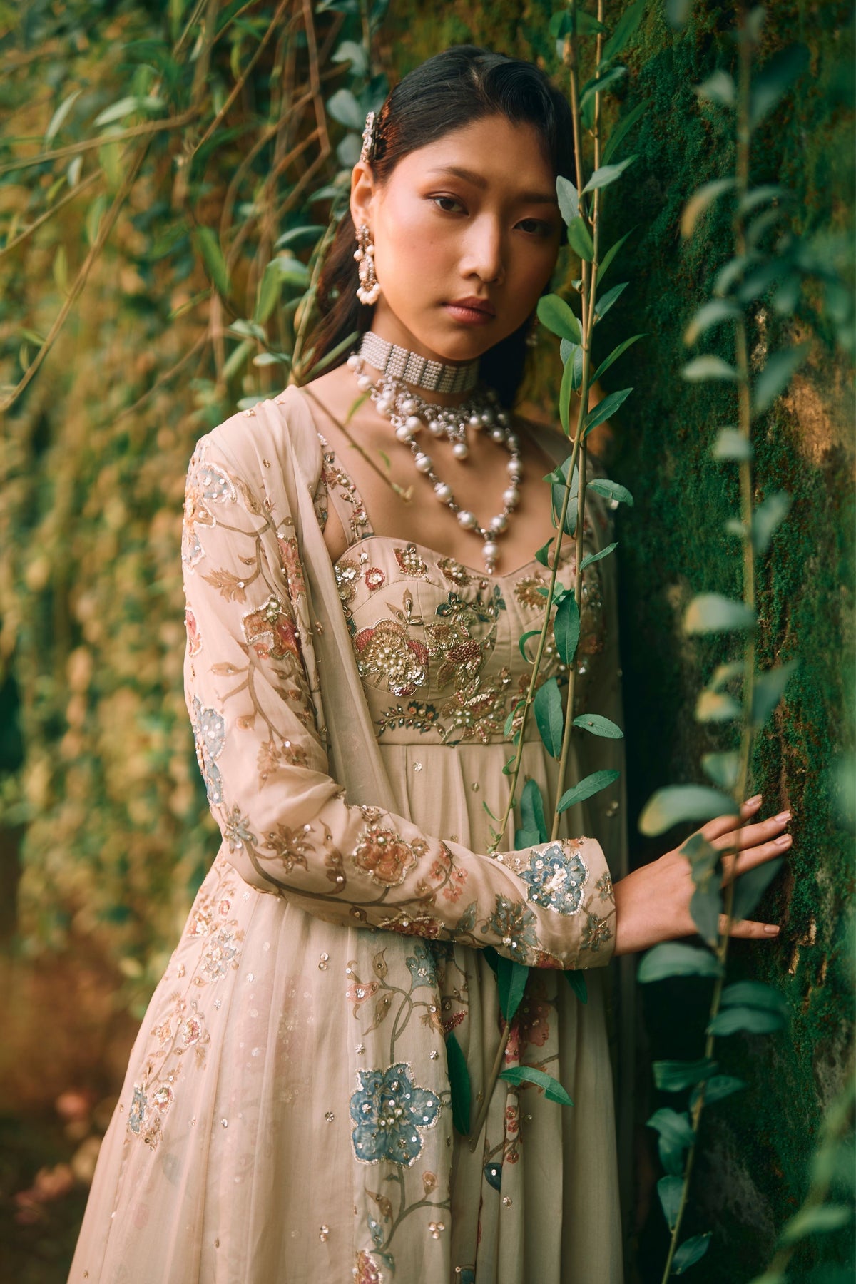 Rue Anarkali Jacket Set