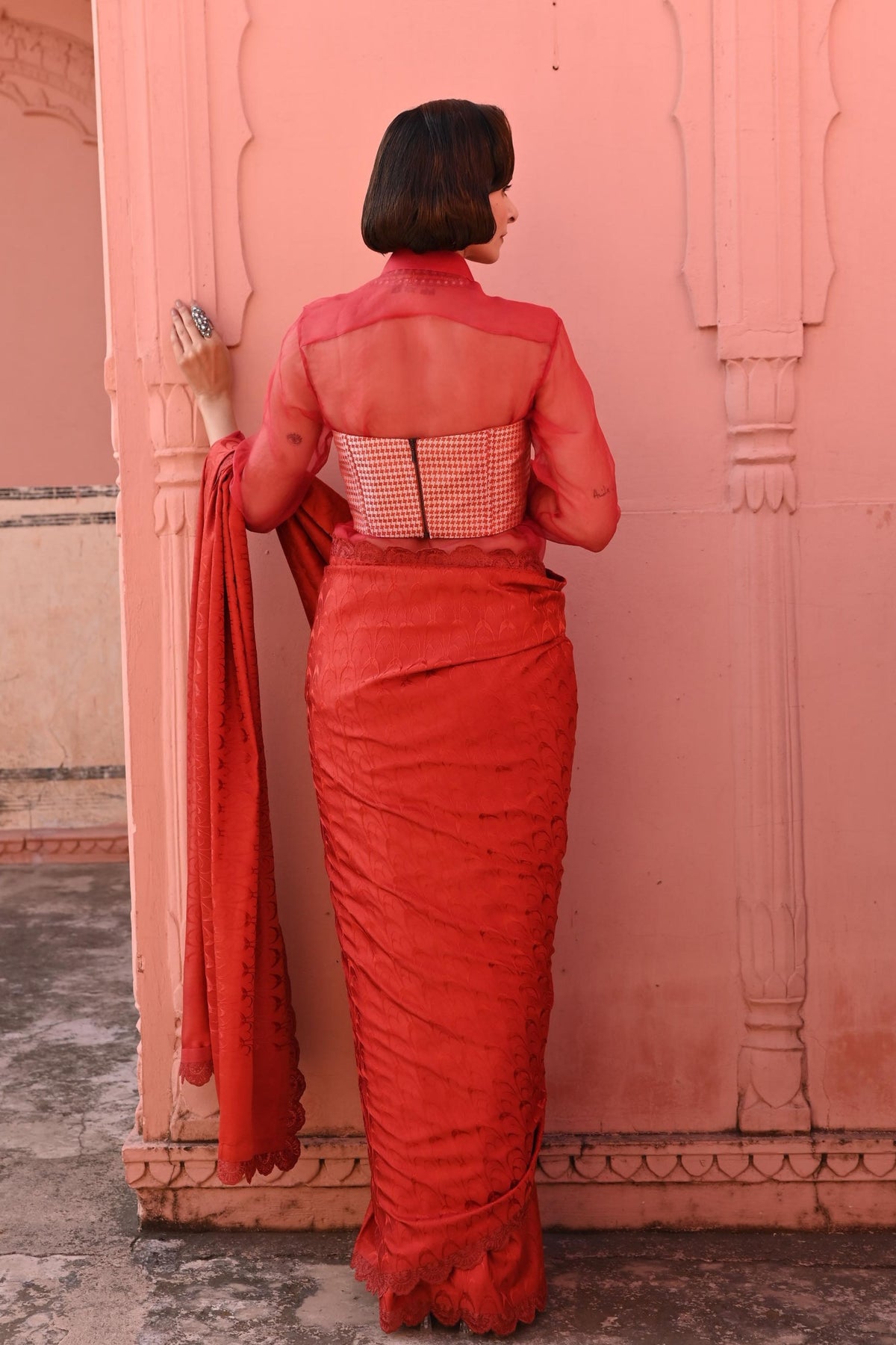 O Haseena Tanchoi Saree