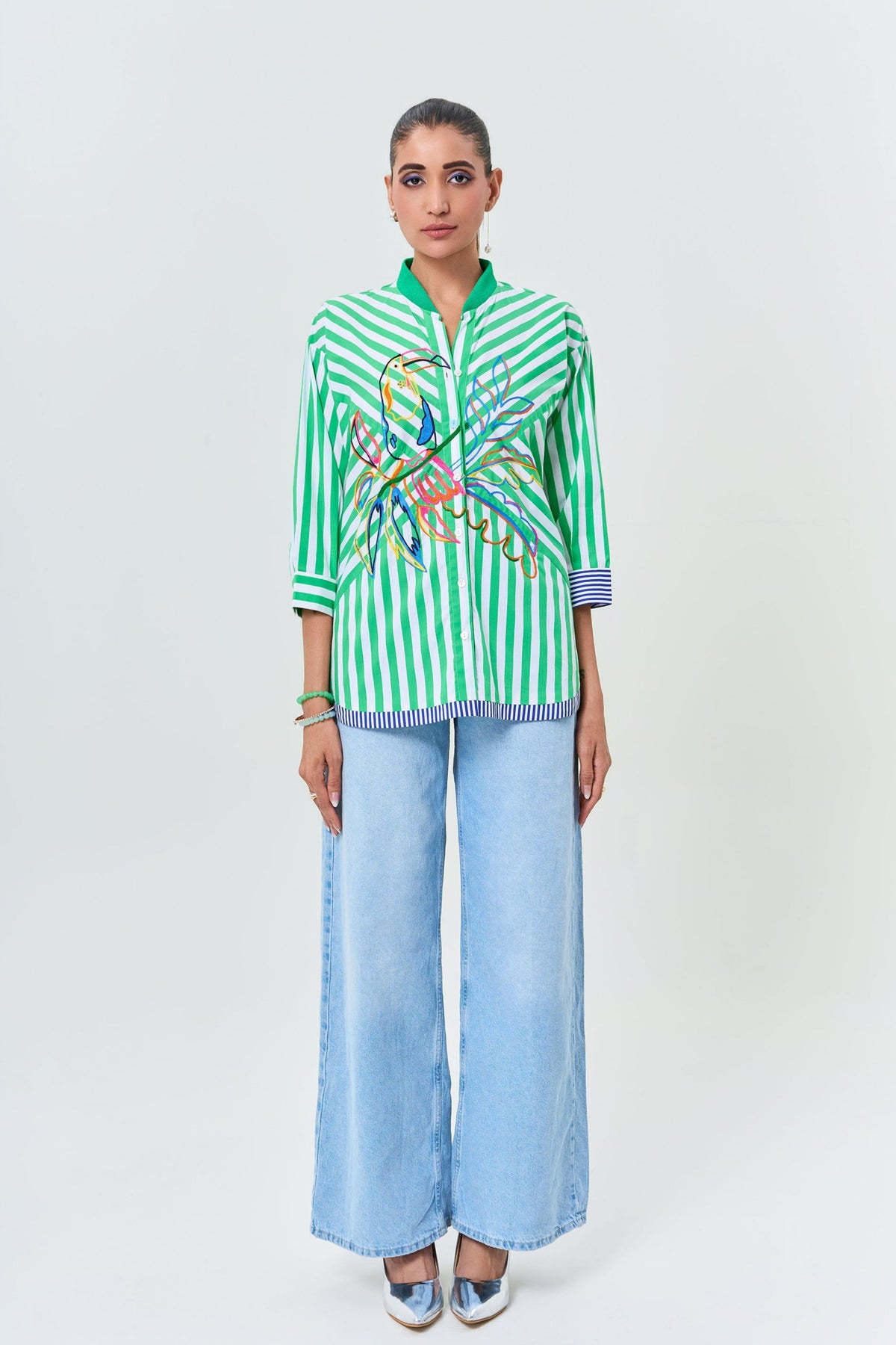 Matcha Stripes Shirt