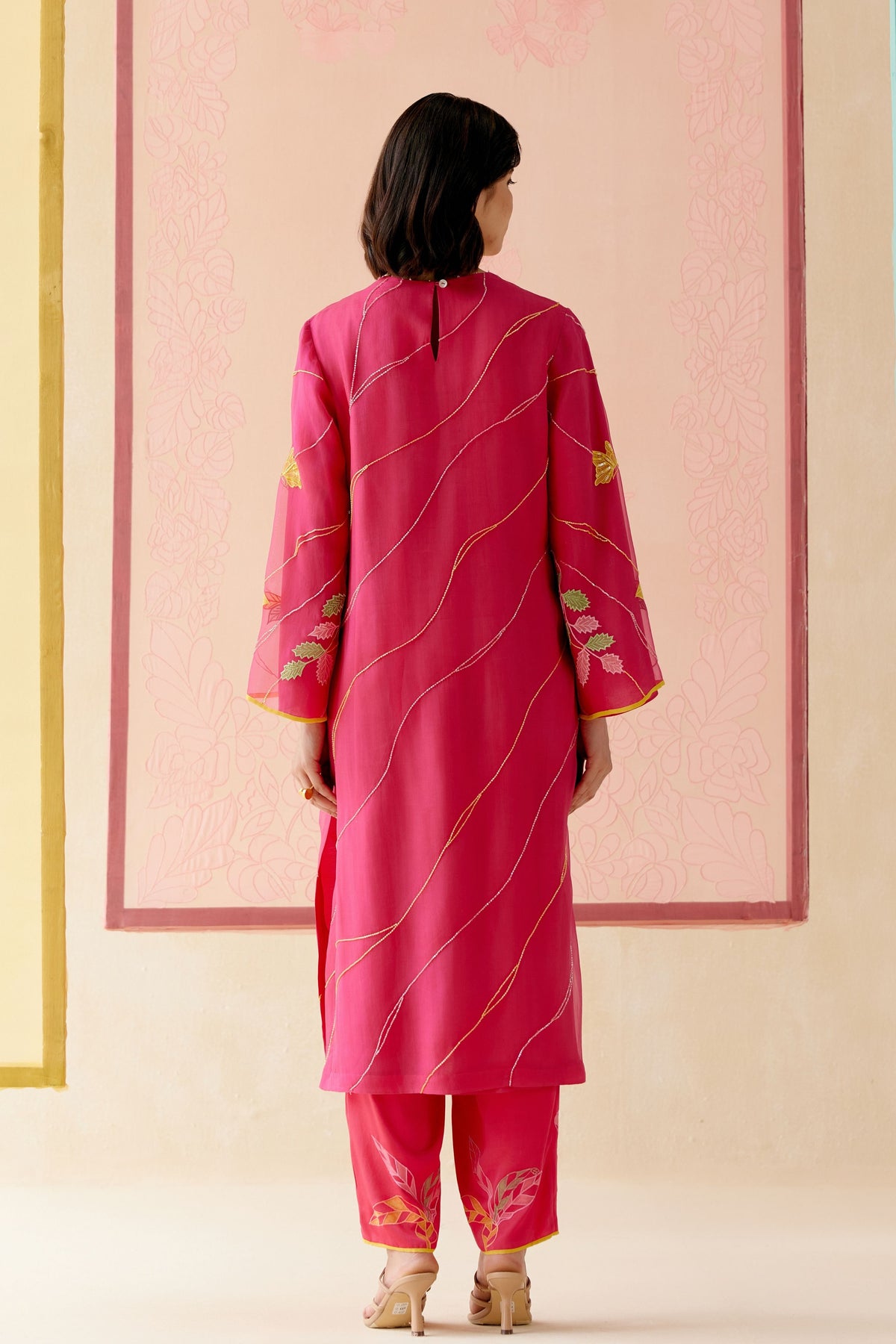 Hot Pink Kurta Set