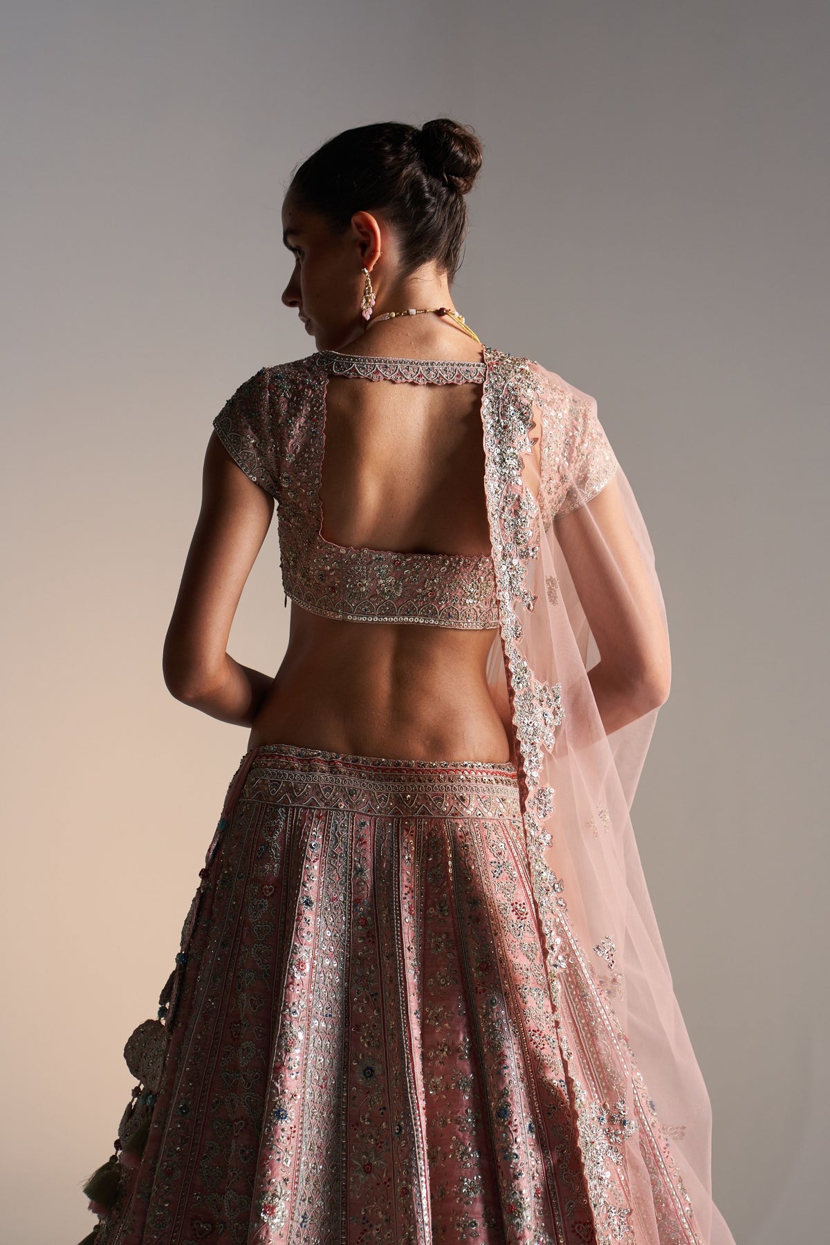 Coral Rose Lehenga Set