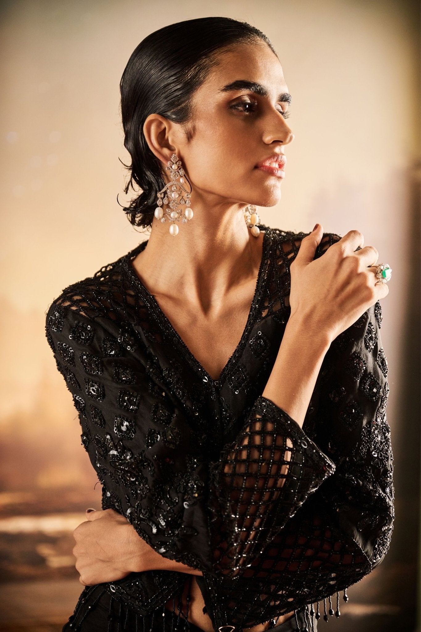 Lyra Jacket Set - Rococo - Elahe