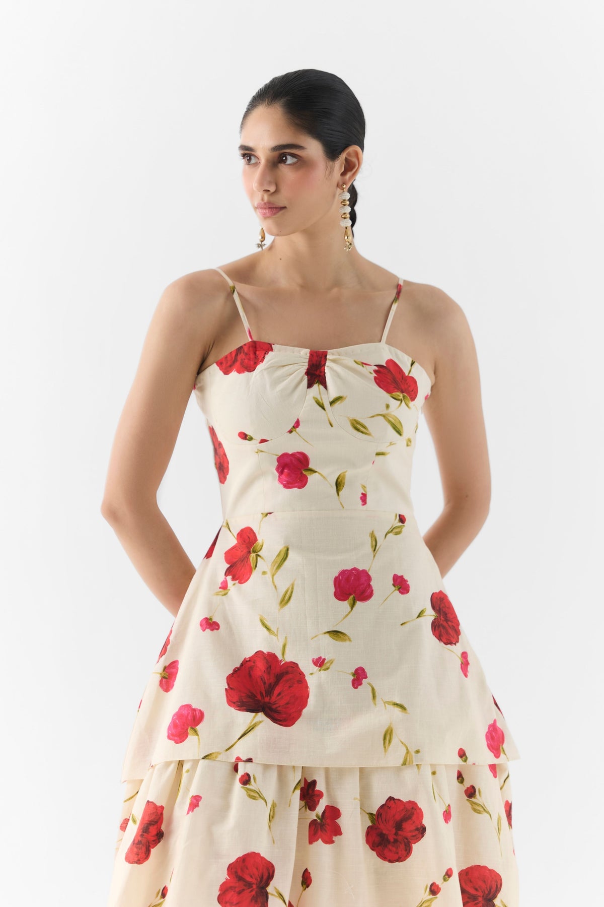 Sisley Rose Bustier Dress