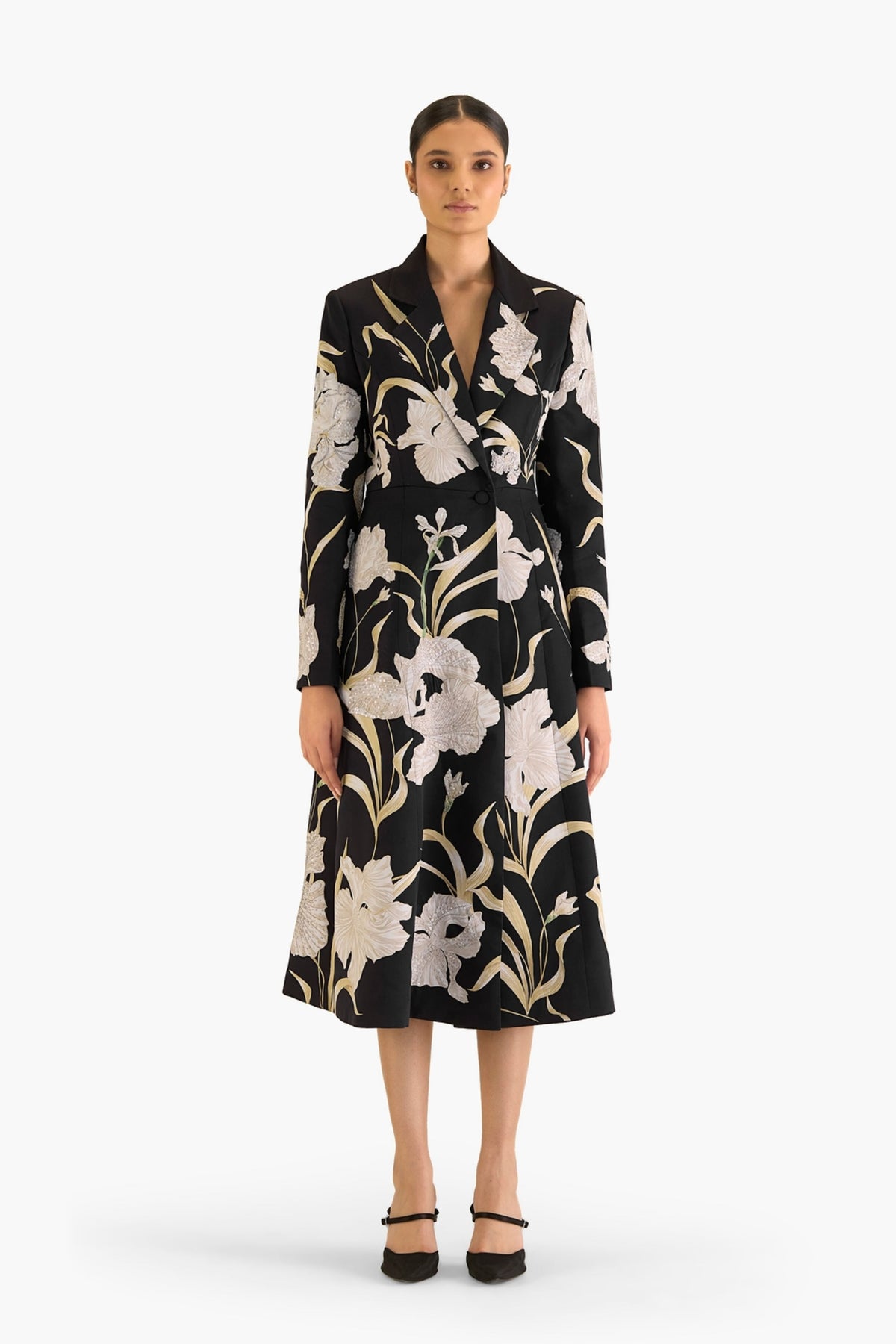 Iris Printed Trench