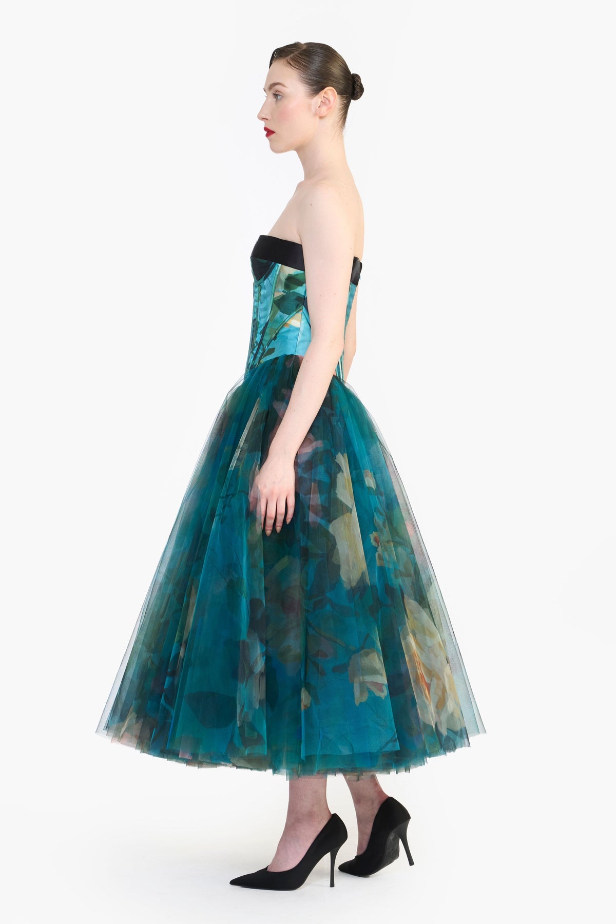 Panelled Corseted Midi
