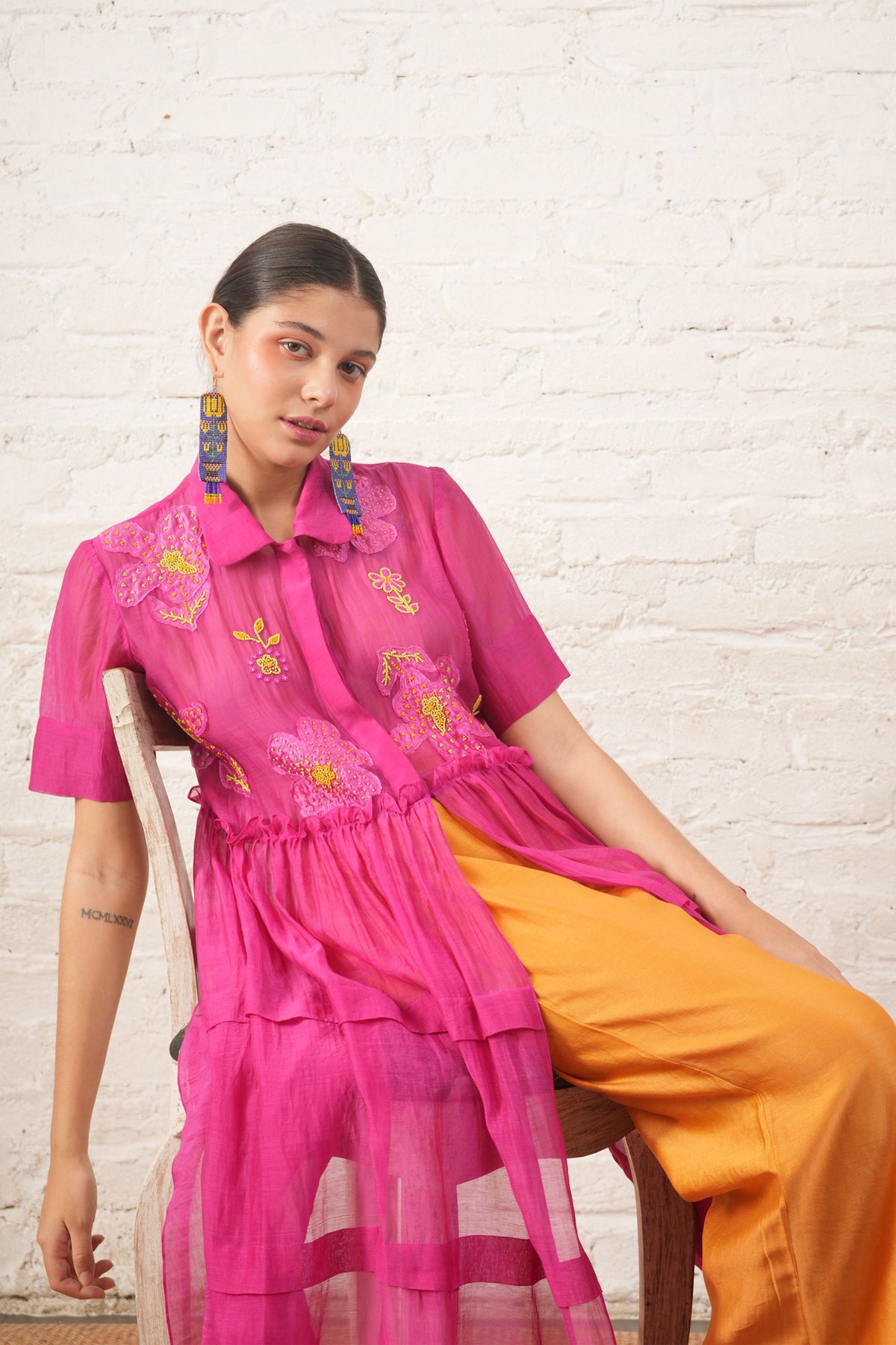 Wildflower Aplplique Jacket Set