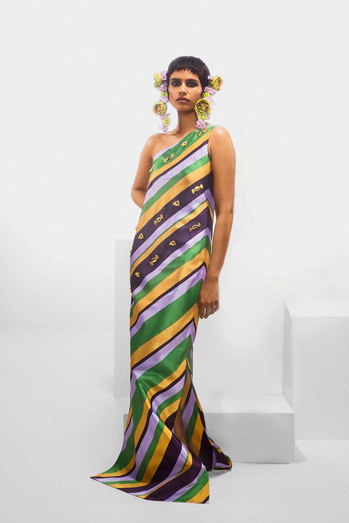The Taffy Candy Stripe Dress