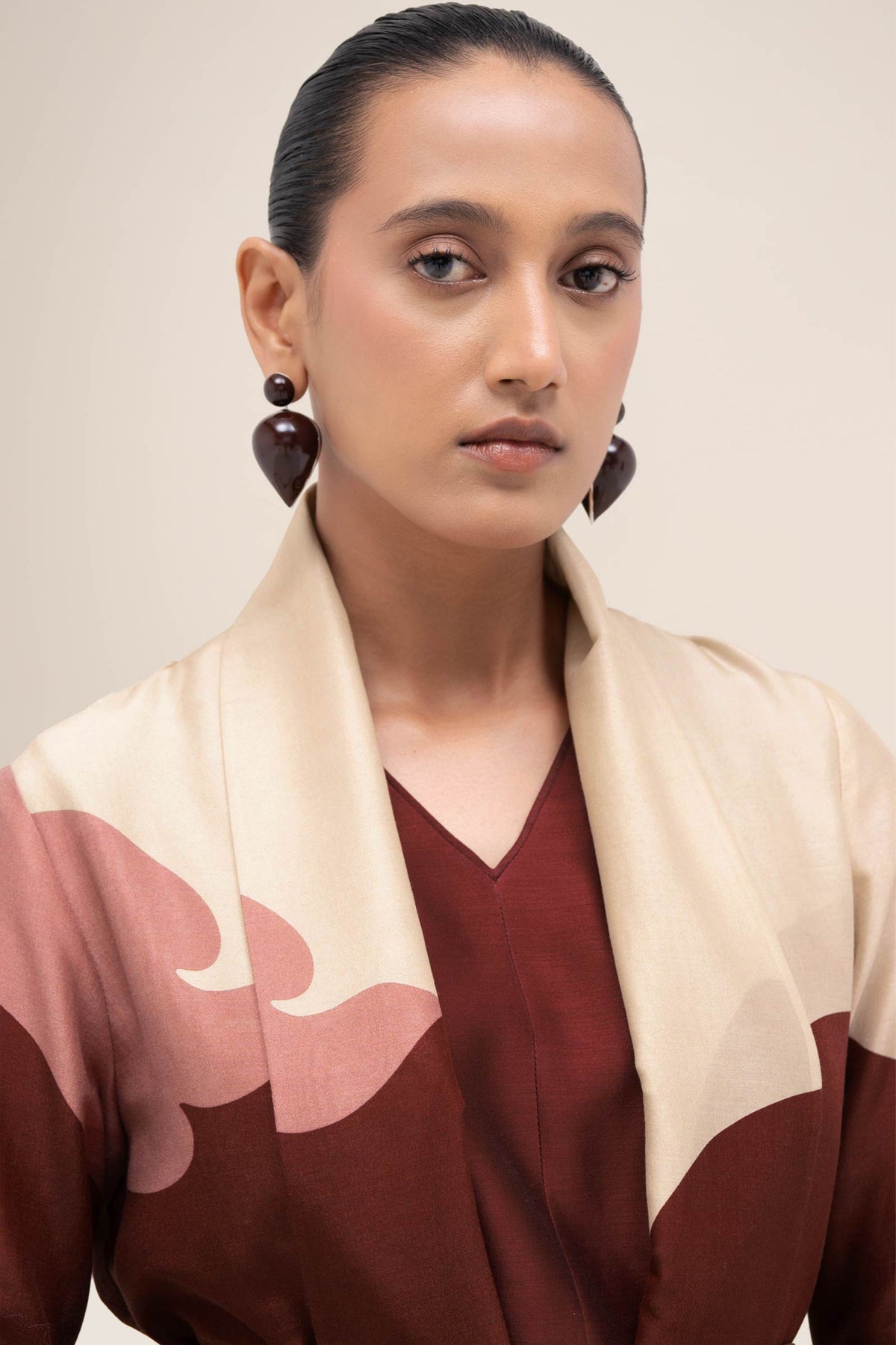 Ghubar Brick Abaya Set