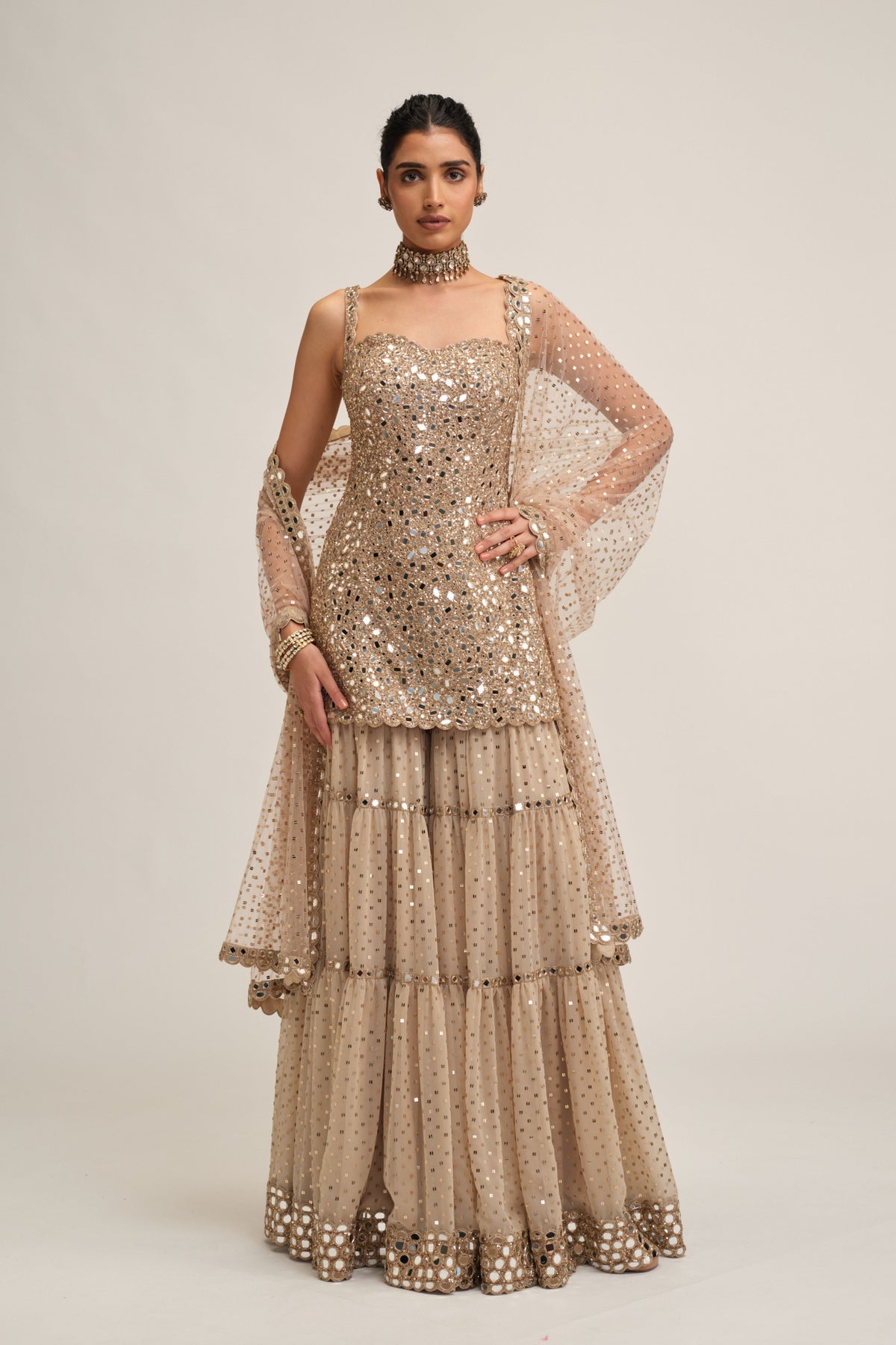 Modern Sharara Set