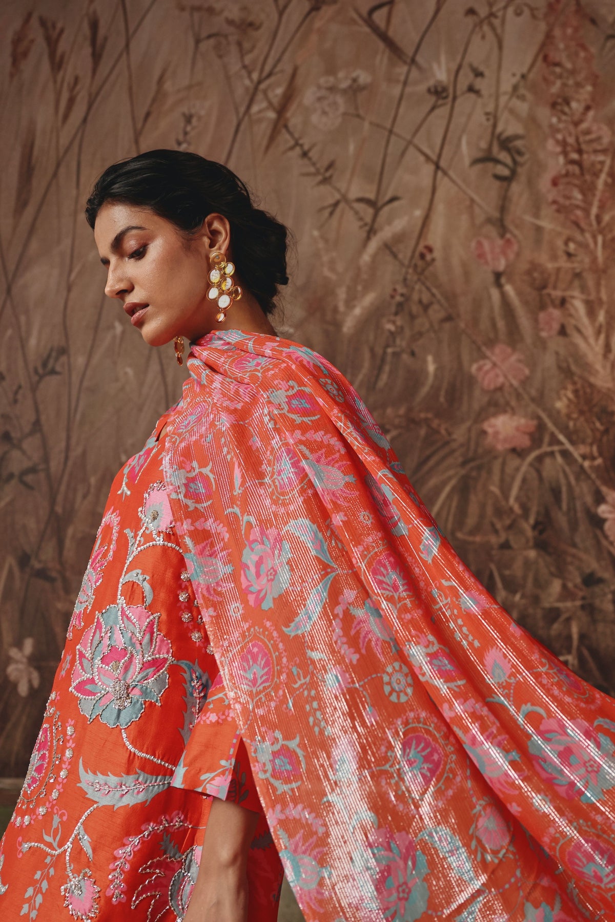 Fire Lily Sharara Set