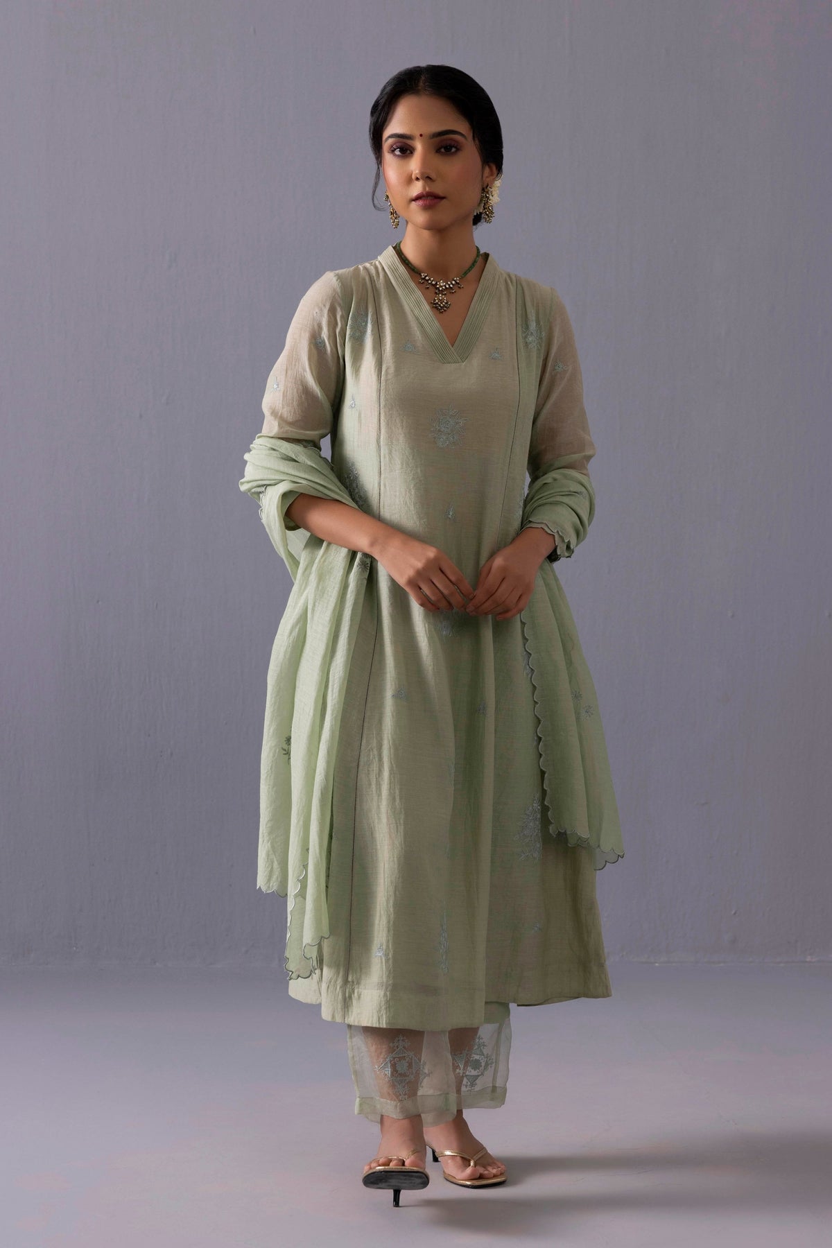 Ankita Green Kurta Set