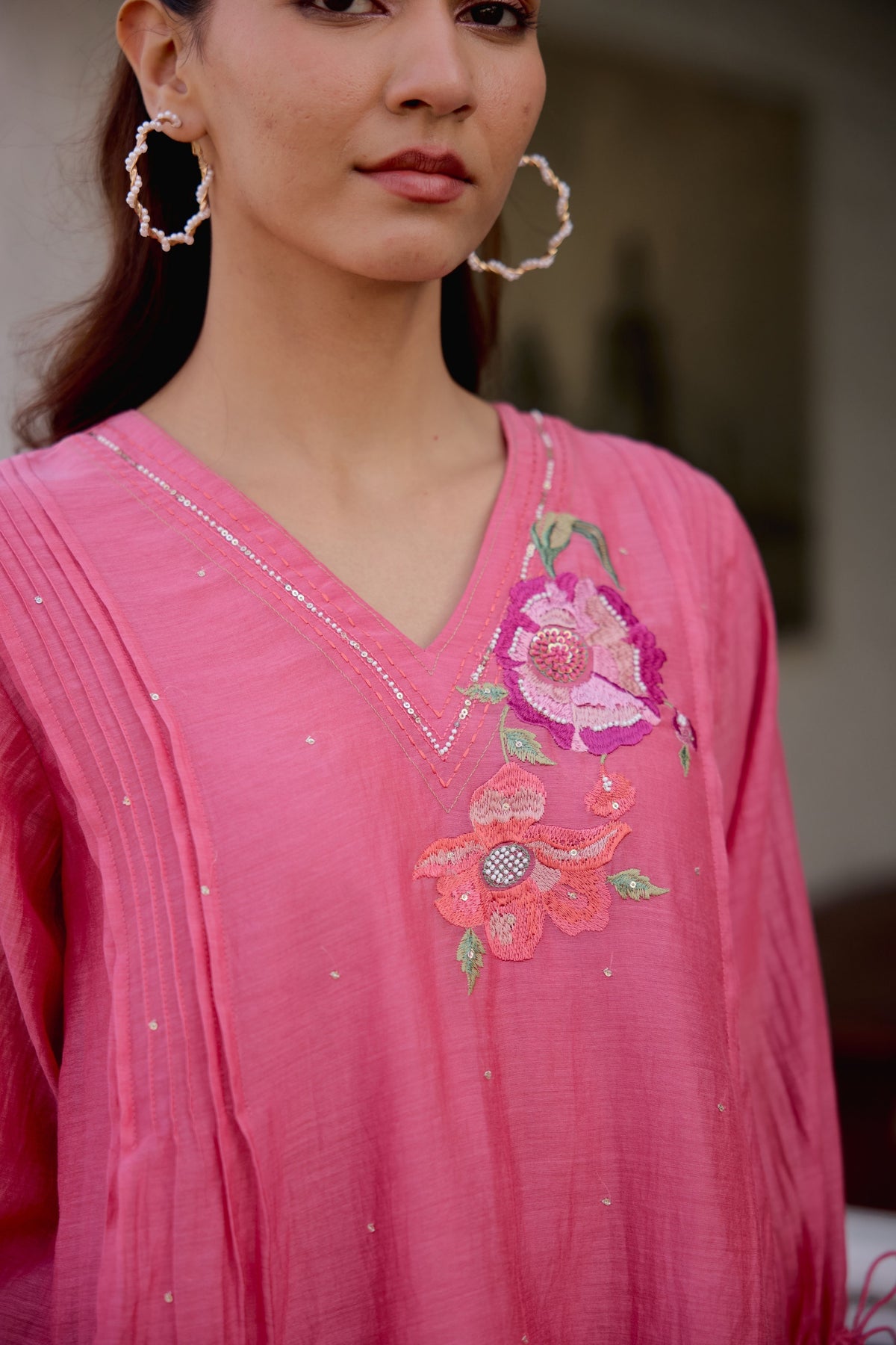 Pink Sweet Rose Cord Set