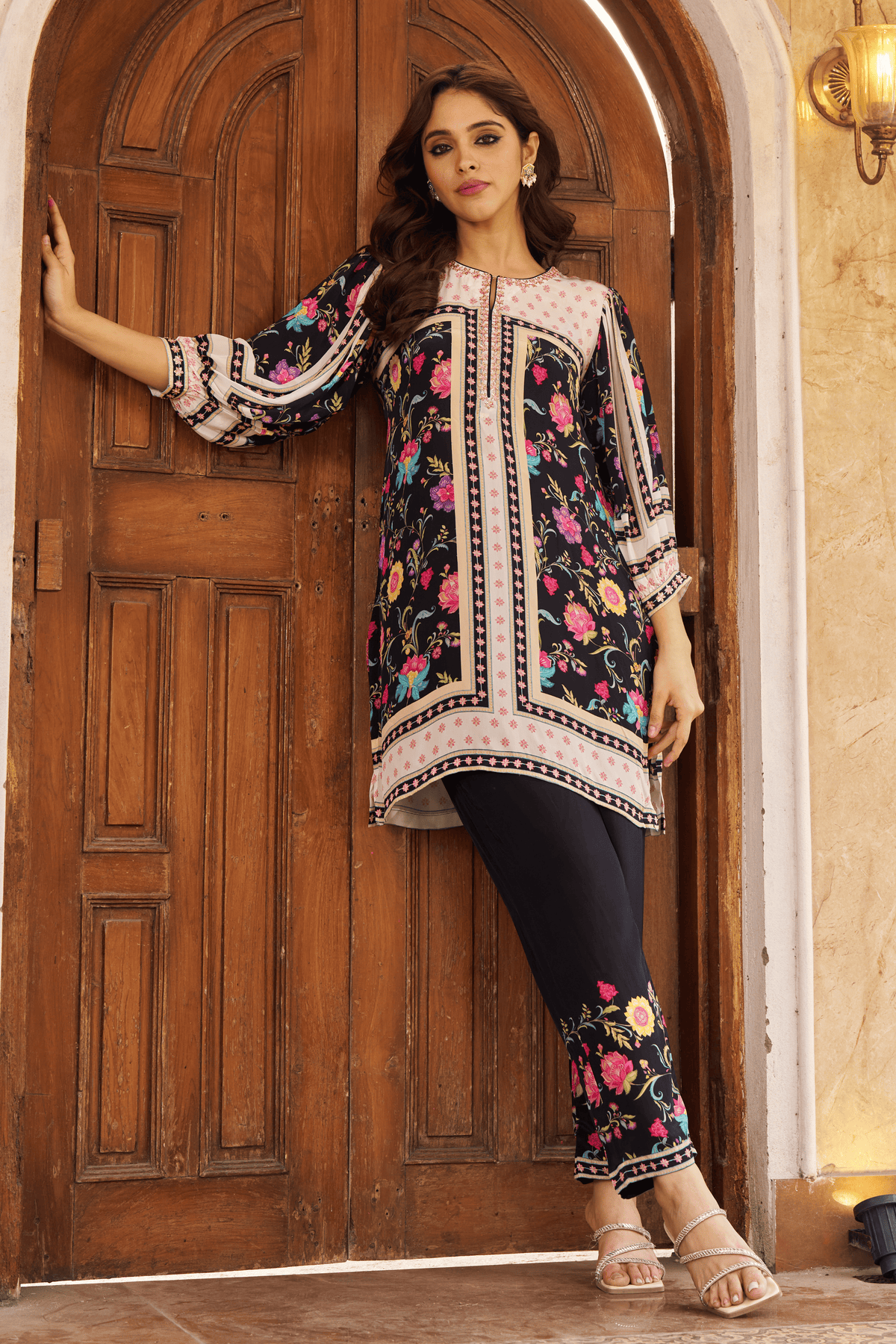 Khawaab Black Tunic Set