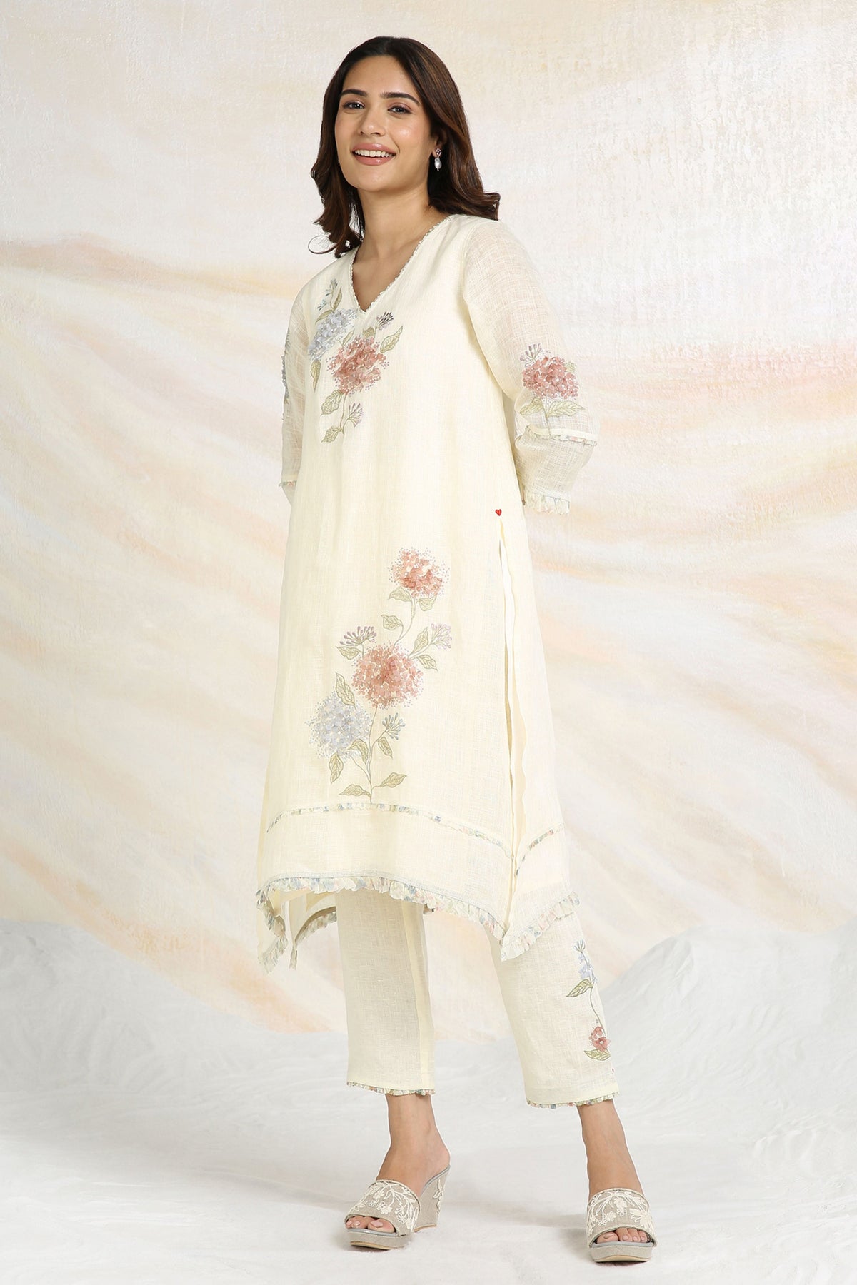 Hydrangea Kurta And Pants